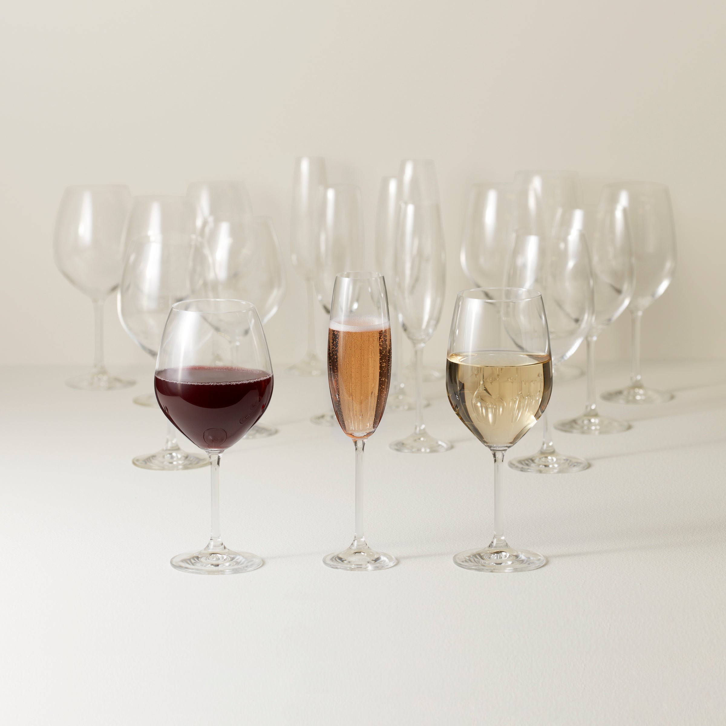 Tuscany Classics 18-Piece Wine Glass Set - Dishwasher Safe
