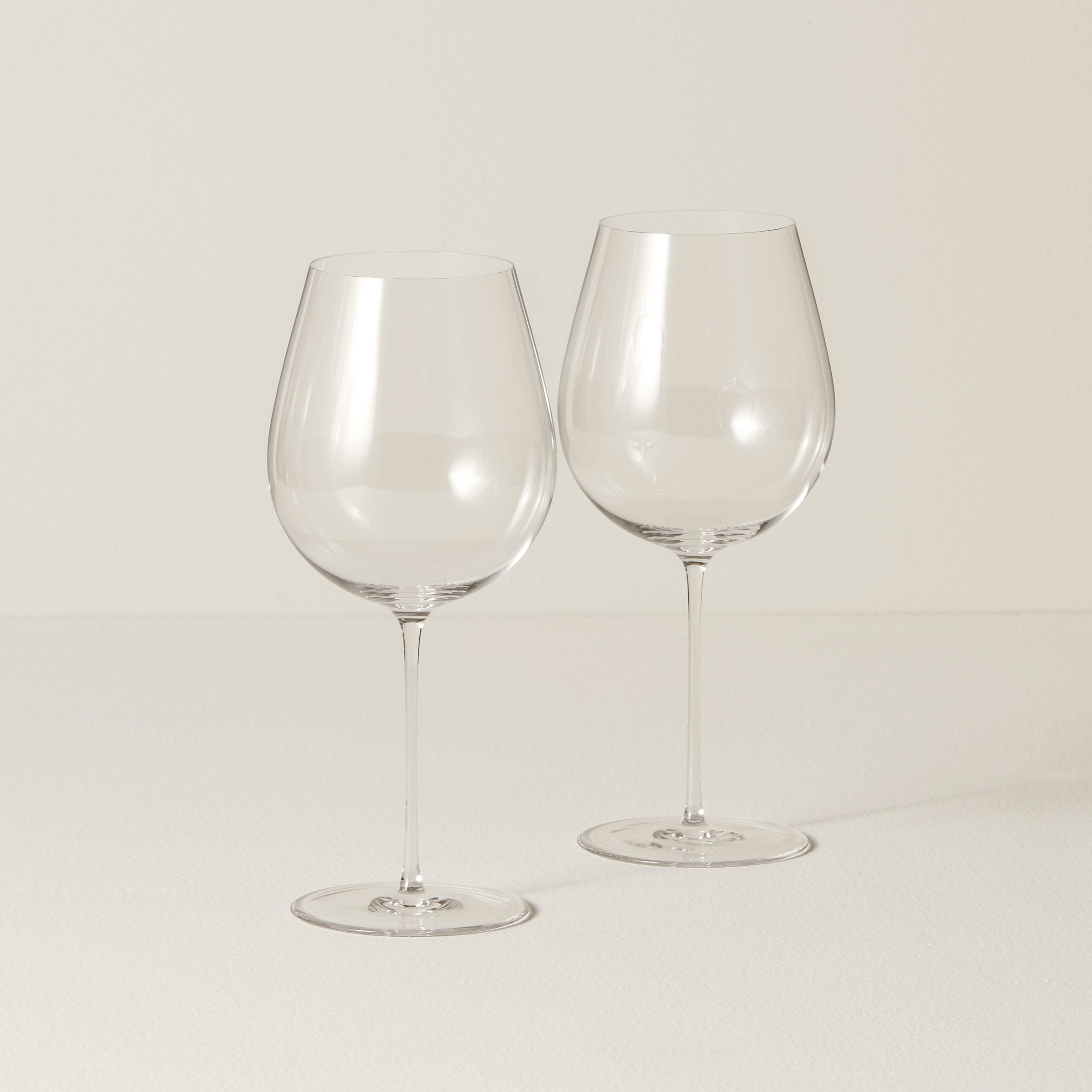Tuscany Warm Region Wine Glasses Set - 2 Lead-Free Crystal Glasses