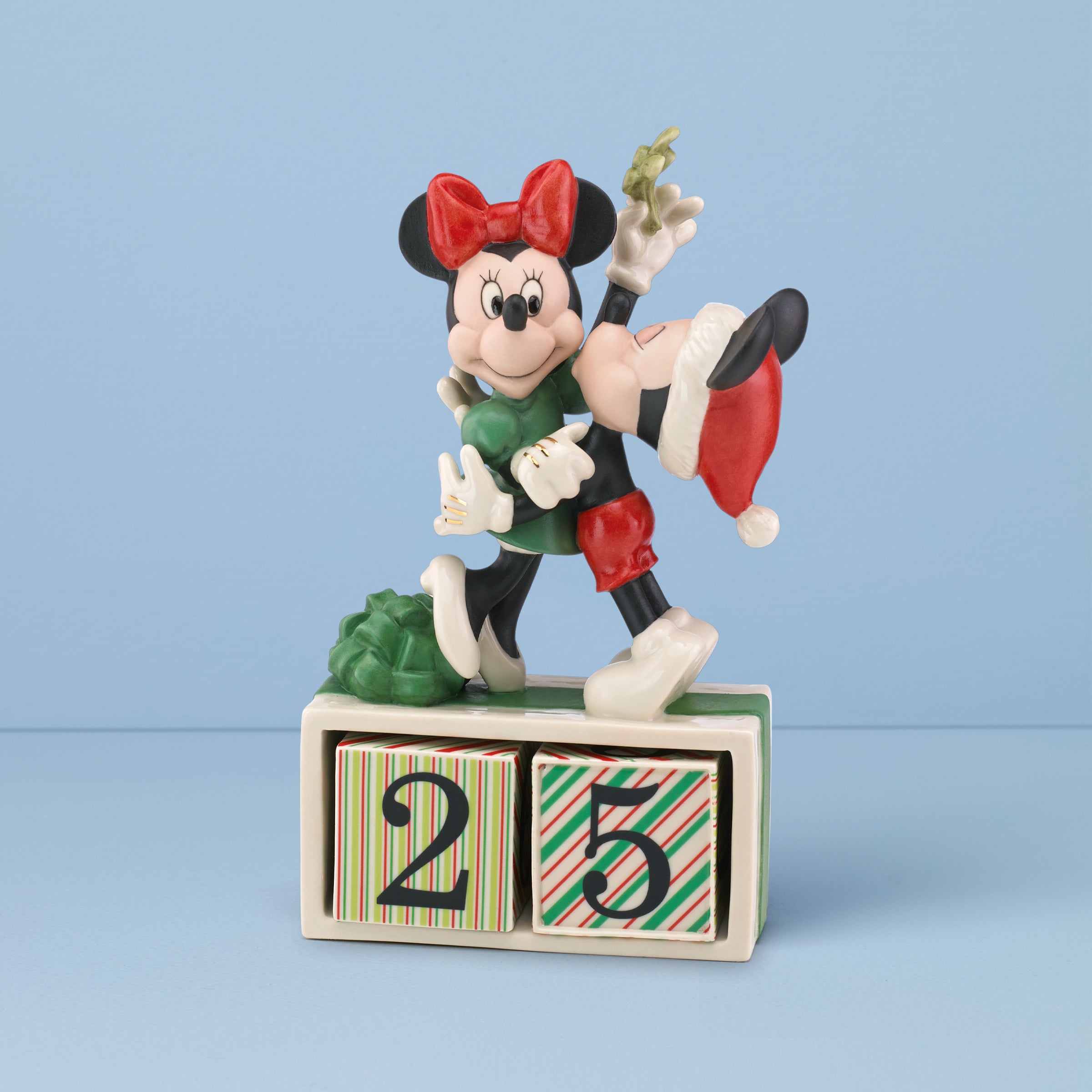 Disney Mickey & Minnie Christmas Countdown Porcelain Figurine