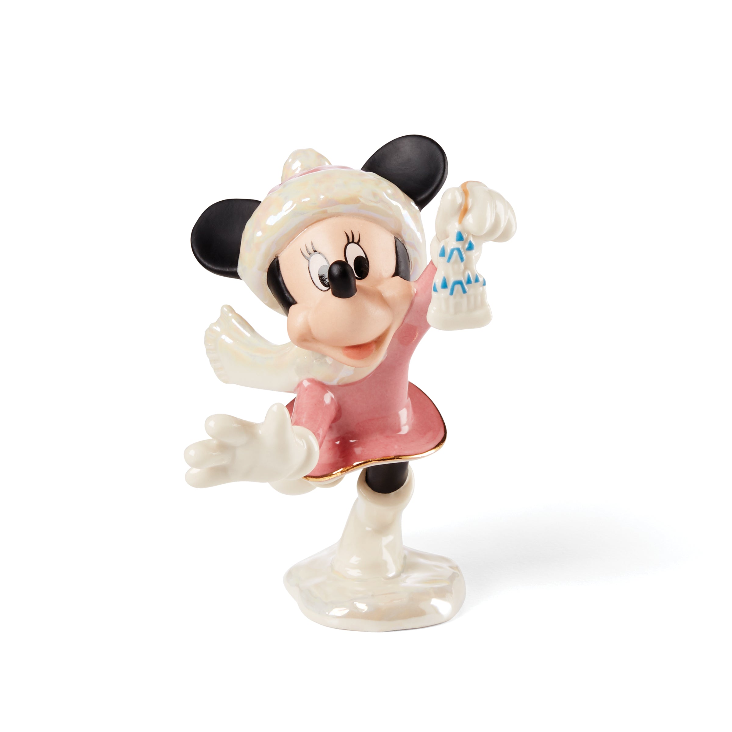 Disney Christmas Figurine Set - Mickey & Minnie Mouse 5-Piece Collection