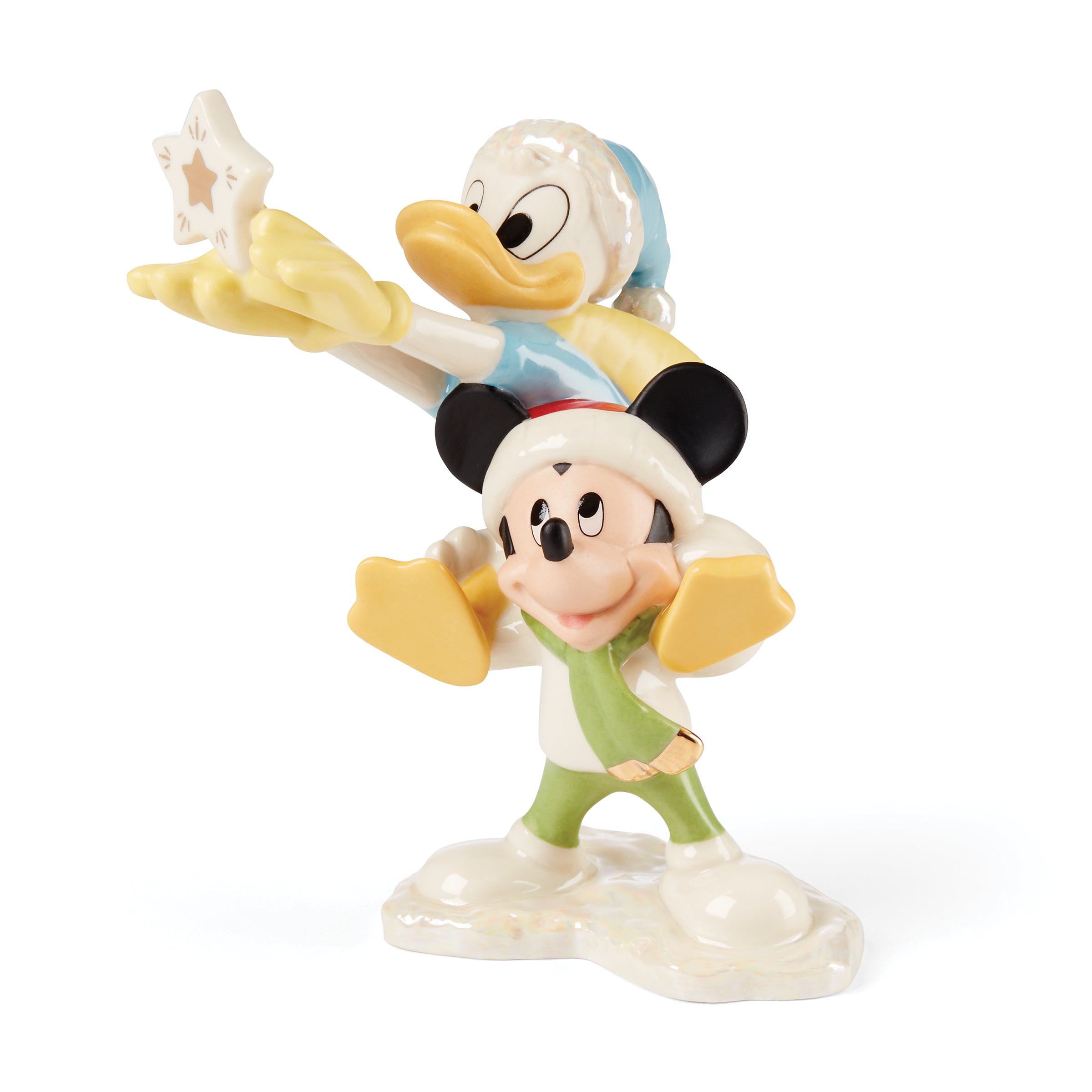 Disney Christmas Figurine Set - Mickey & Minnie Mouse 5-Piece Collection