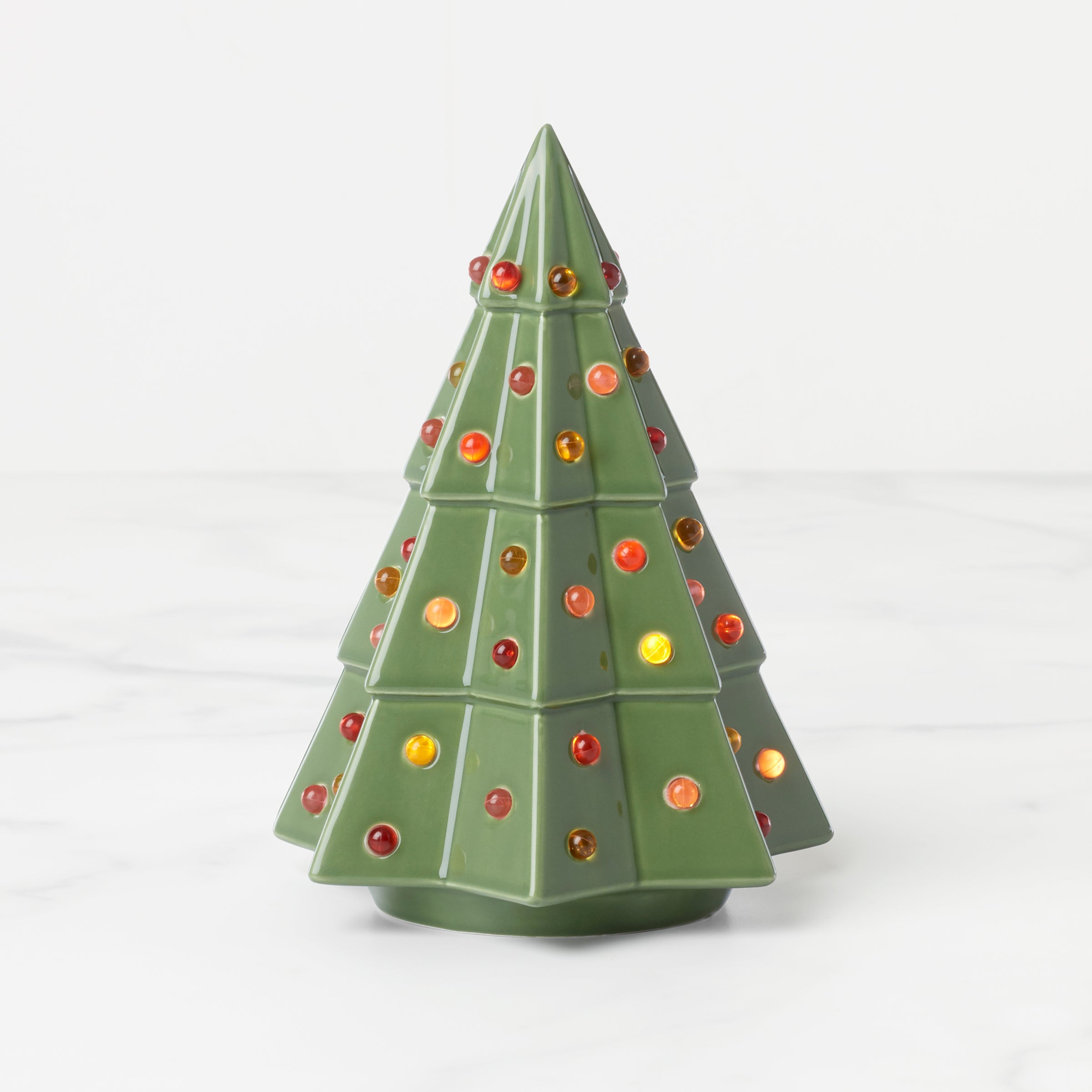 Kate Spade New York Small Lit Christmas Tree Figurine