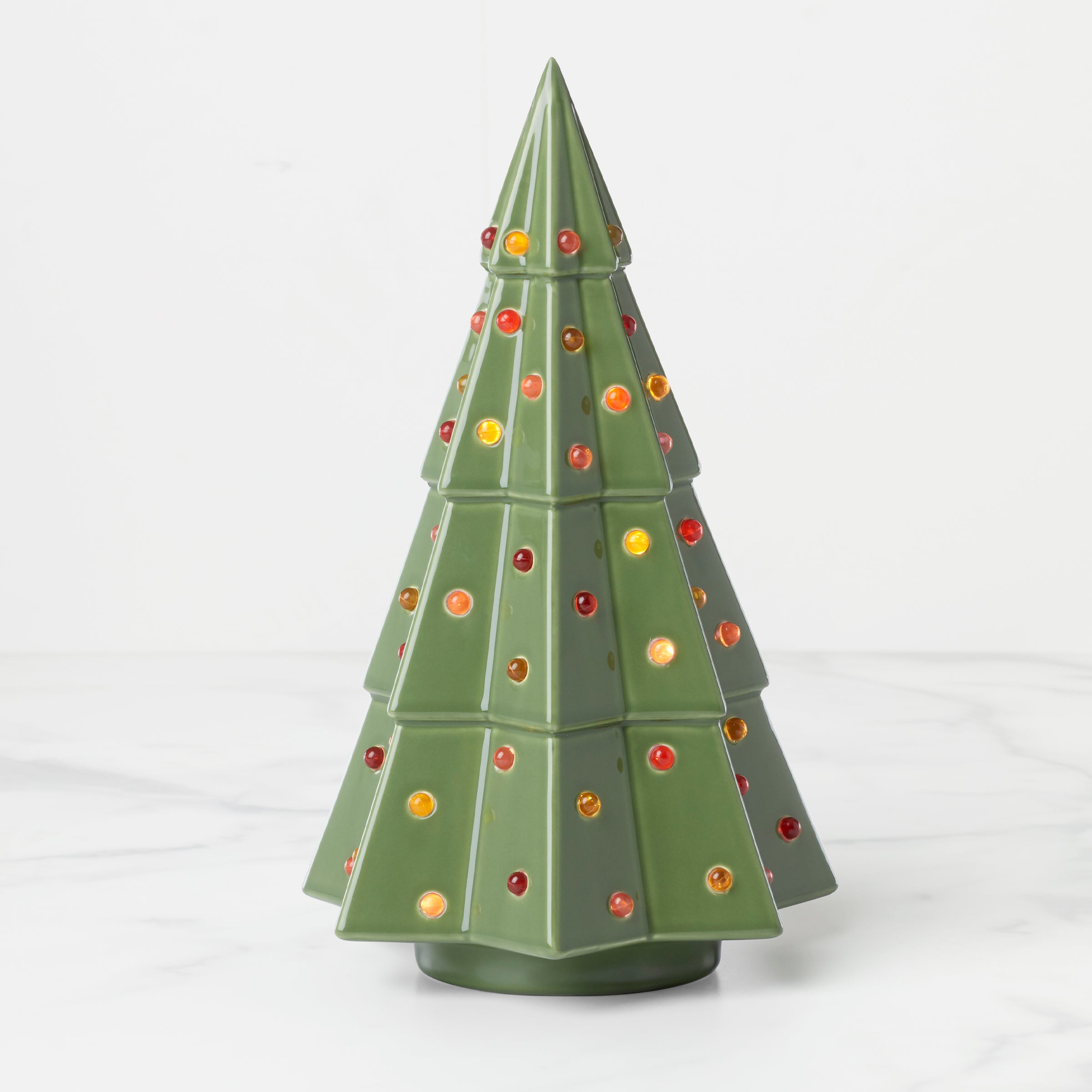 Kate Spade Evergreen Lit Christmas Tree Figurine
