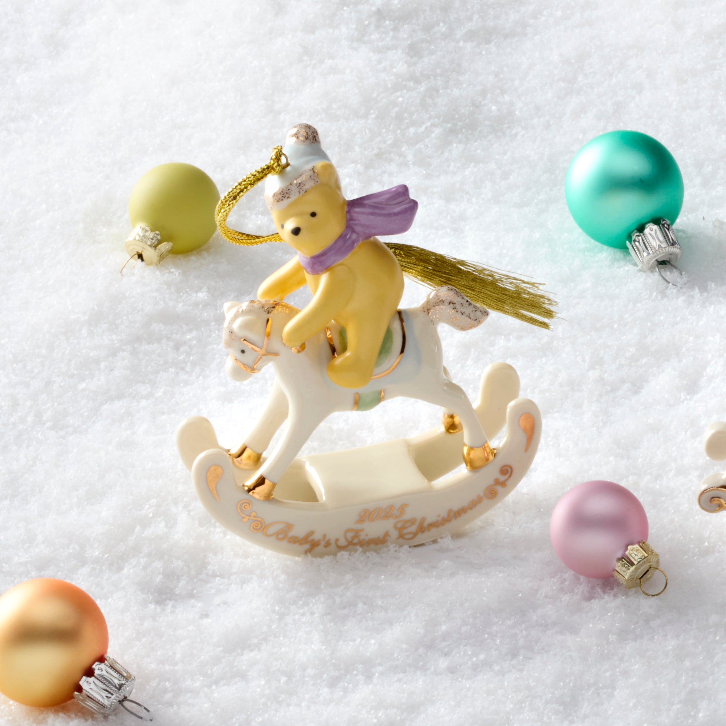 Winnie the Pooh Baby's First Christmas Ornament 2025
