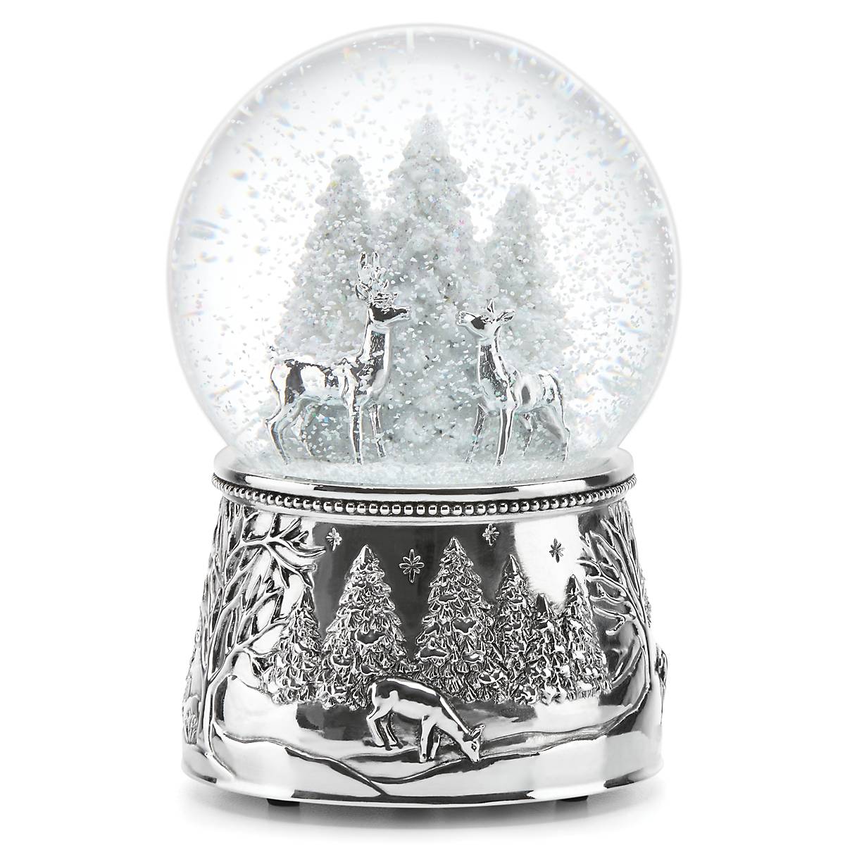 Christmas Reindeer Snow Globe with Silent Night Music – North Pole Bound Collection