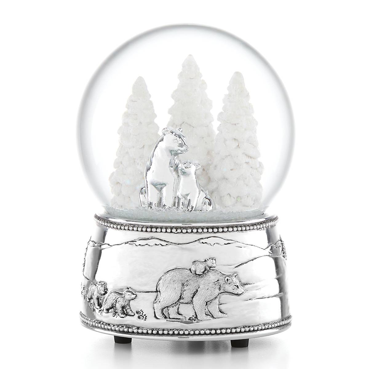 Polar Bear Snow Globe with Music – North Pole Bound Collection