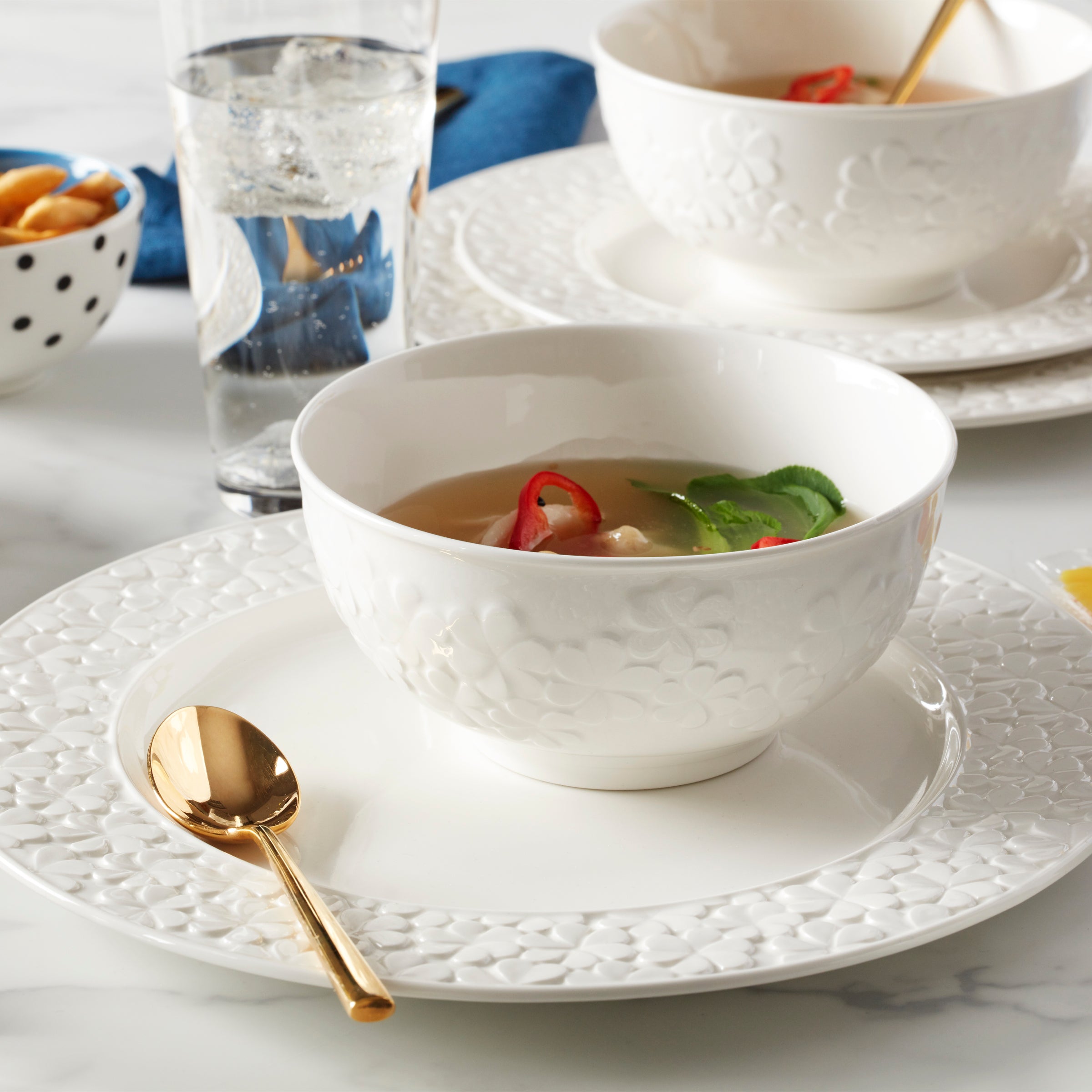 Malmo Gold 5-Piece Stainless Steel Flatware Set