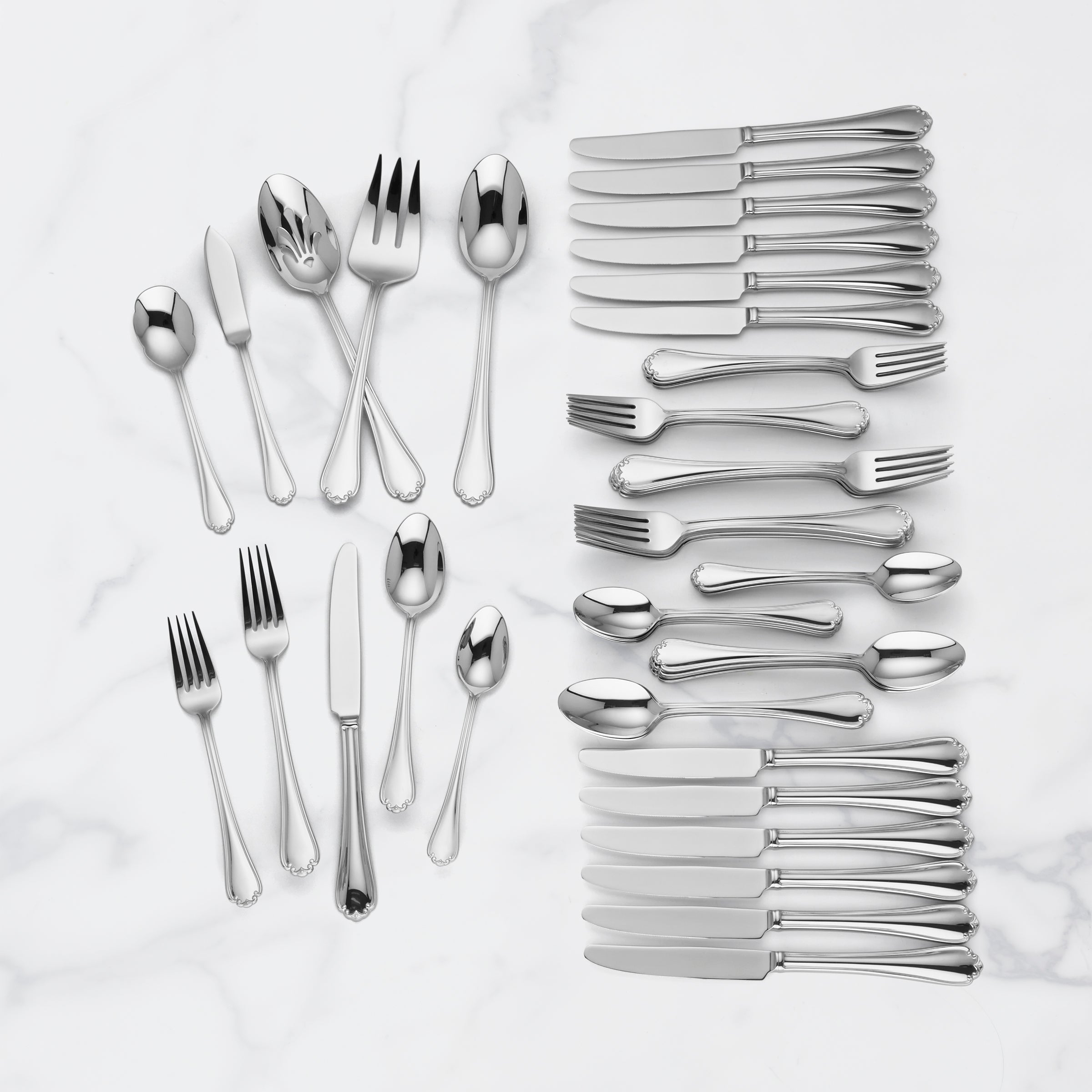 Chelse Muse 18/10 Stainless Steel Flatware Set - 65 Piece