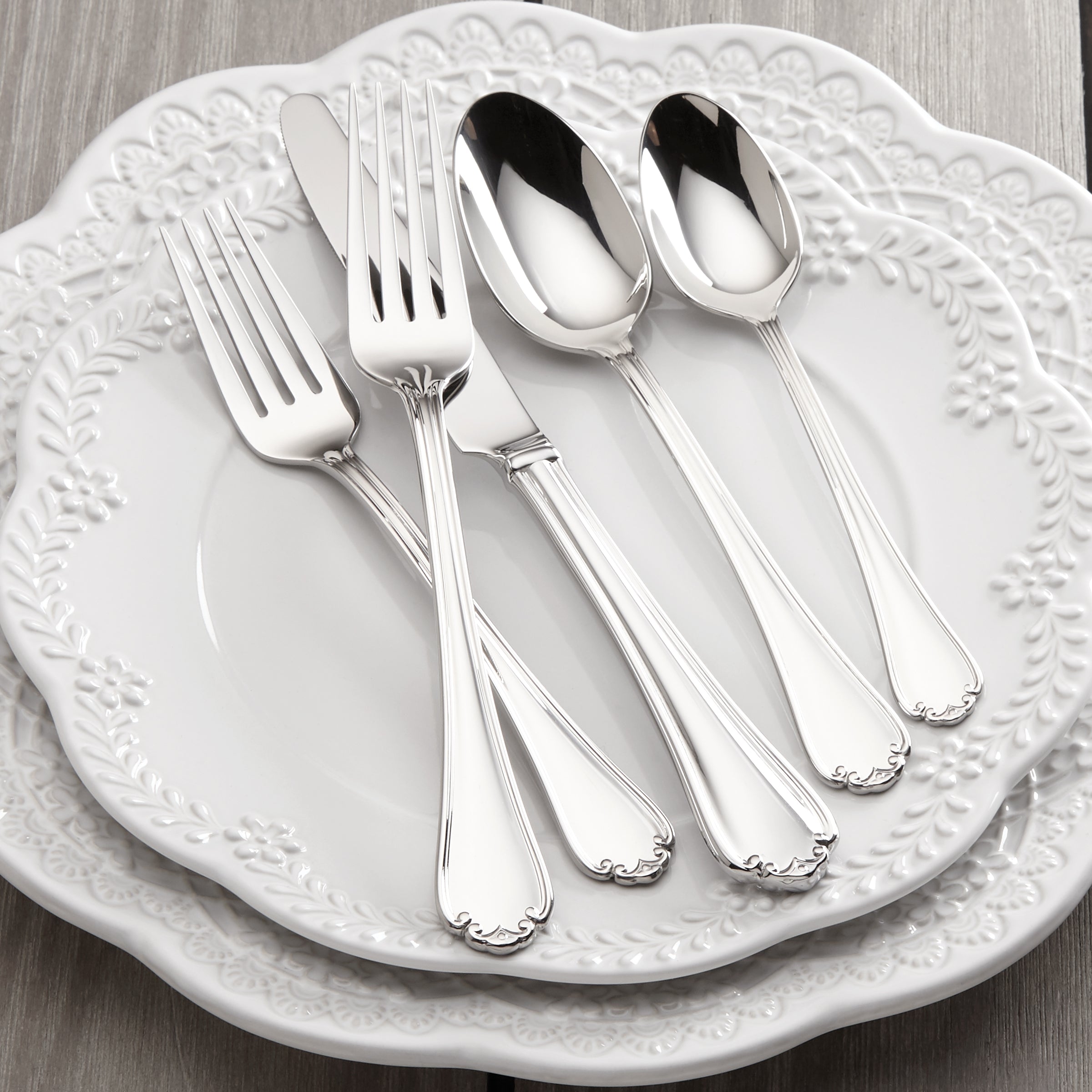 Chelse Muse 18/10 Stainless Steel Flatware Set - 65 Piece