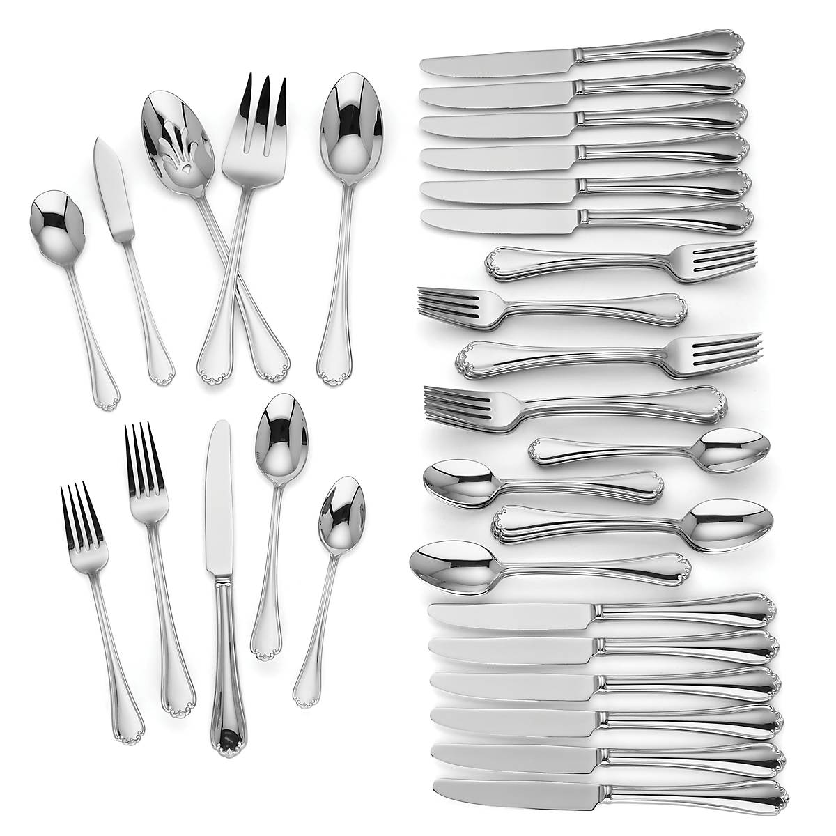 Chelse Muse 18/10 Stainless Steel Flatware Set - 65 Piece
