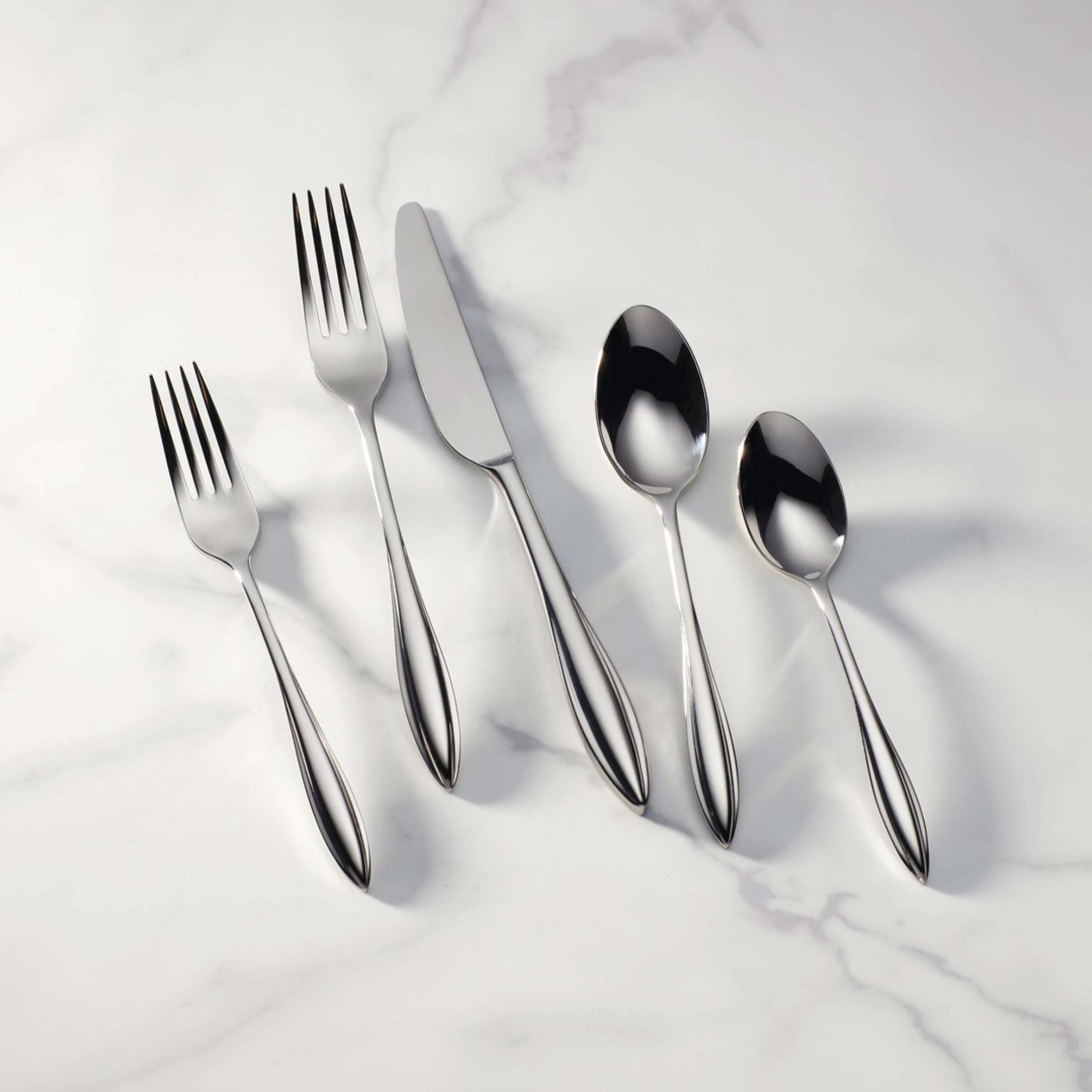 Lenox Sculpt 65-Piece Stainless Steel Flatware Set