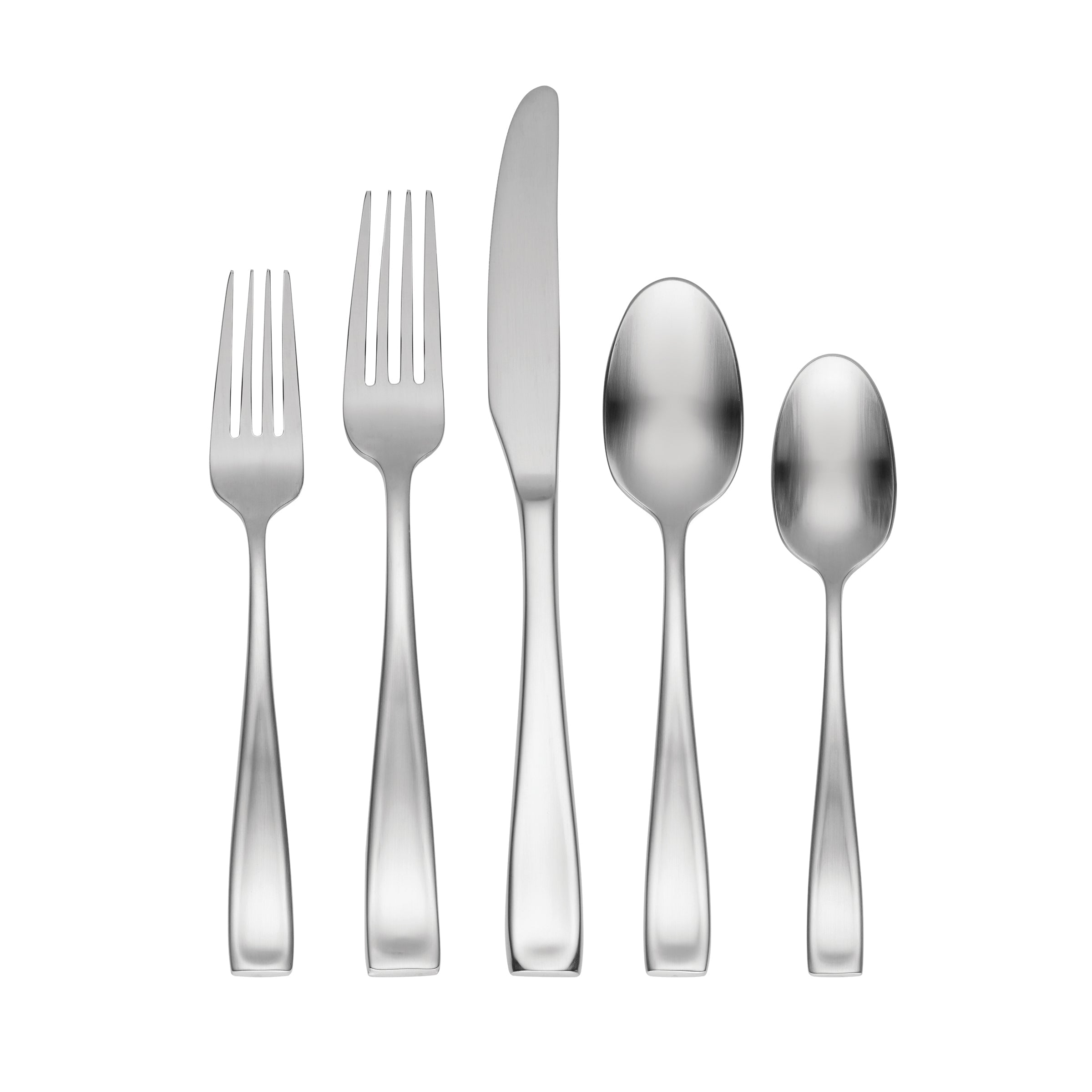 Moda 65-Piece Satin Flatware Set – Modern Elegance
