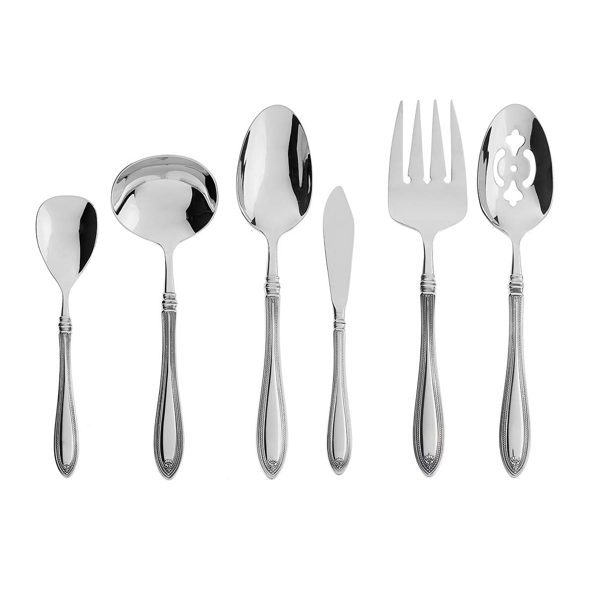 Sheraton 6-Piece Hostess Set with Rope Etchings