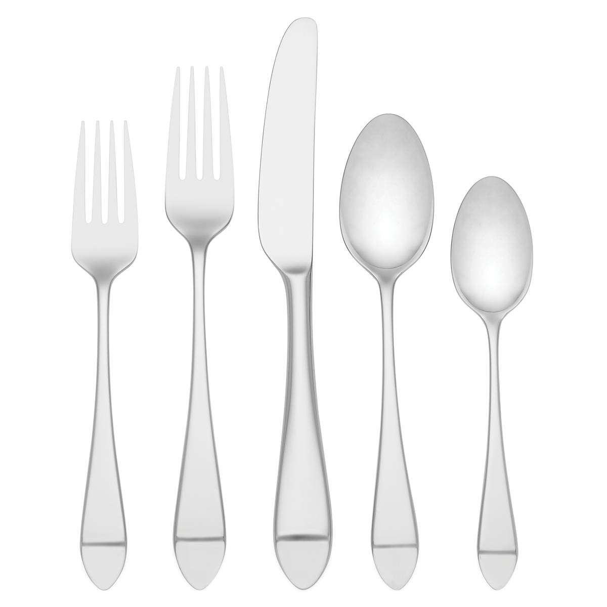 Charlotte Street Stainless Steel Flatware Set - 5-Piece Place Setting