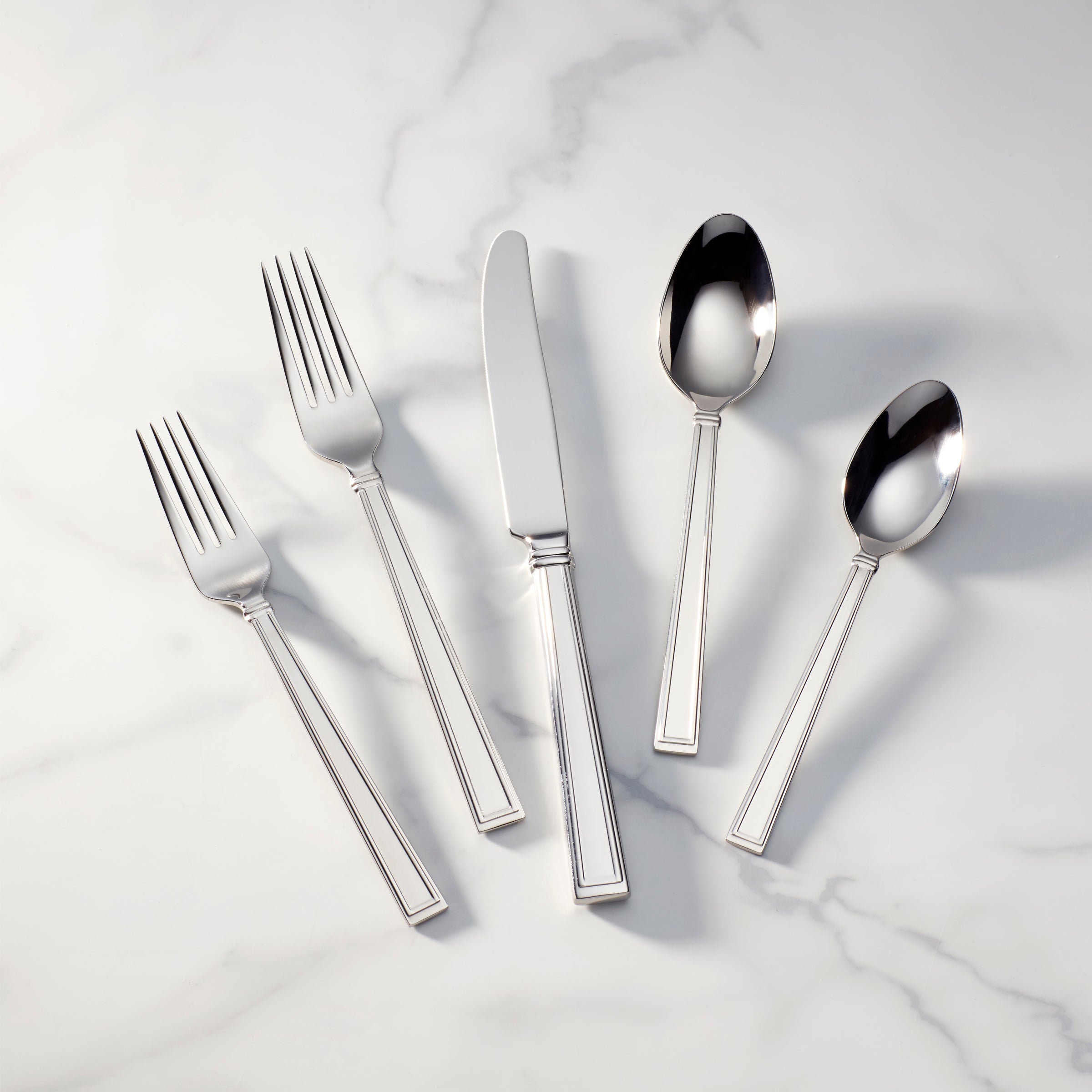 Bratton 65-Piece Stainless Steel Flatware Set – Dishwasher Safe