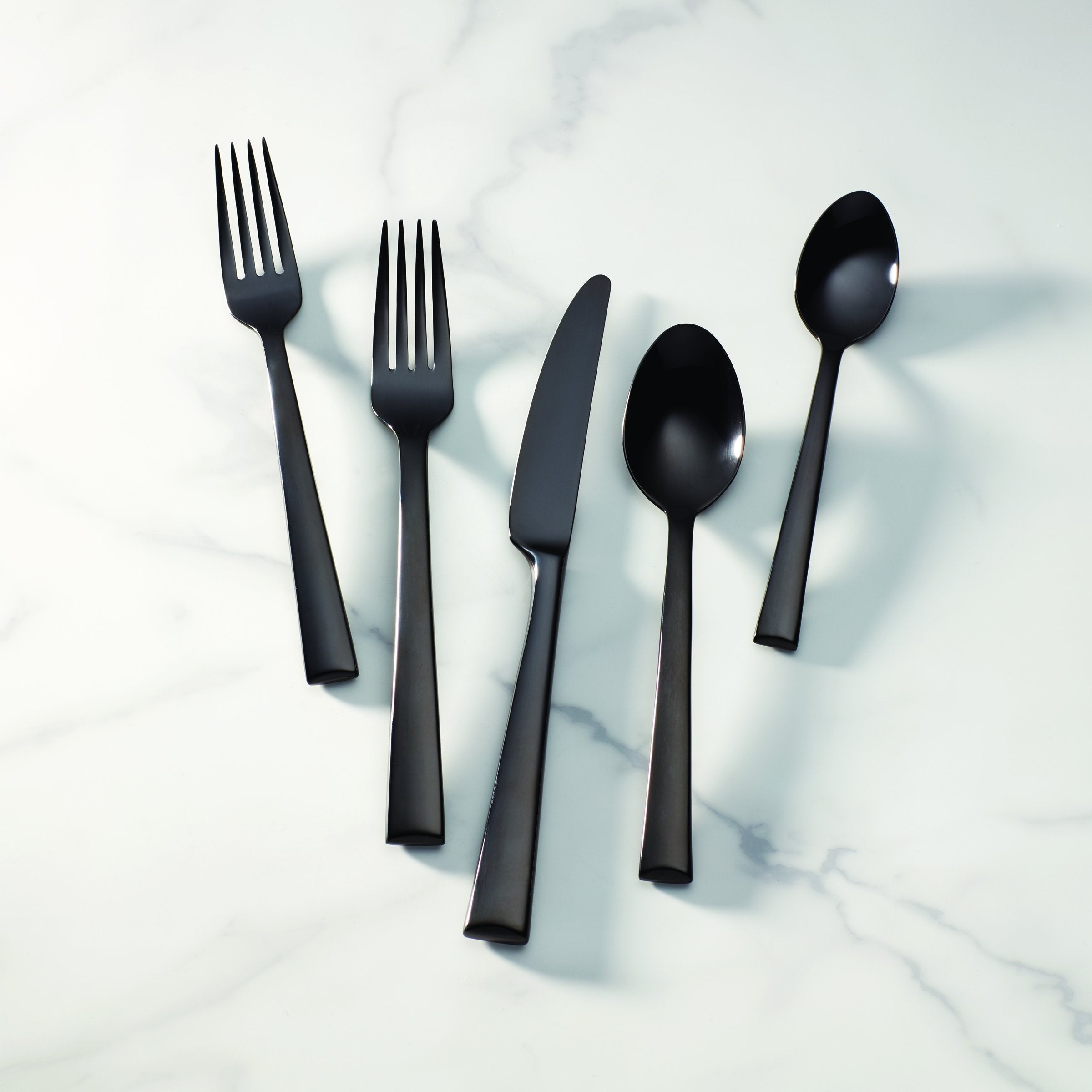 Colebrook Onyx 5-Piece Stainless Steel Flatware Set