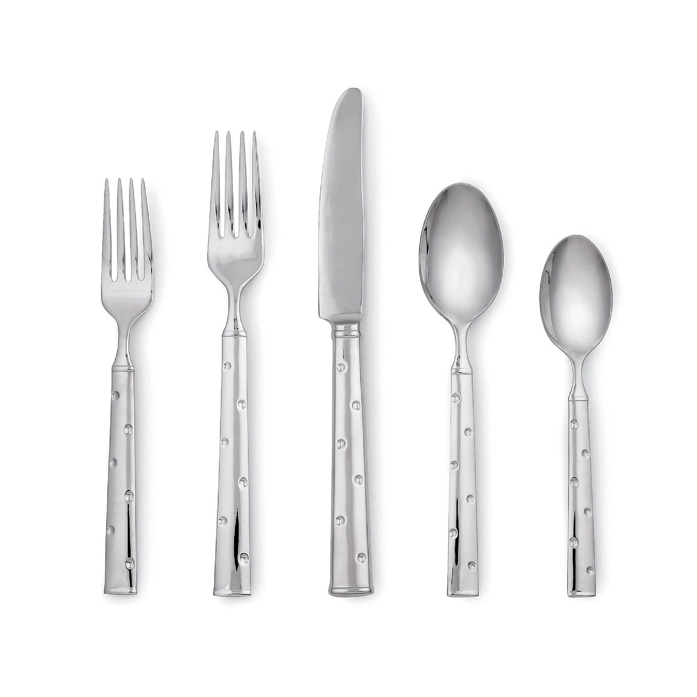 Kate Spade Larabee Dot Stainless Steel Flatware Set - 20 Piece