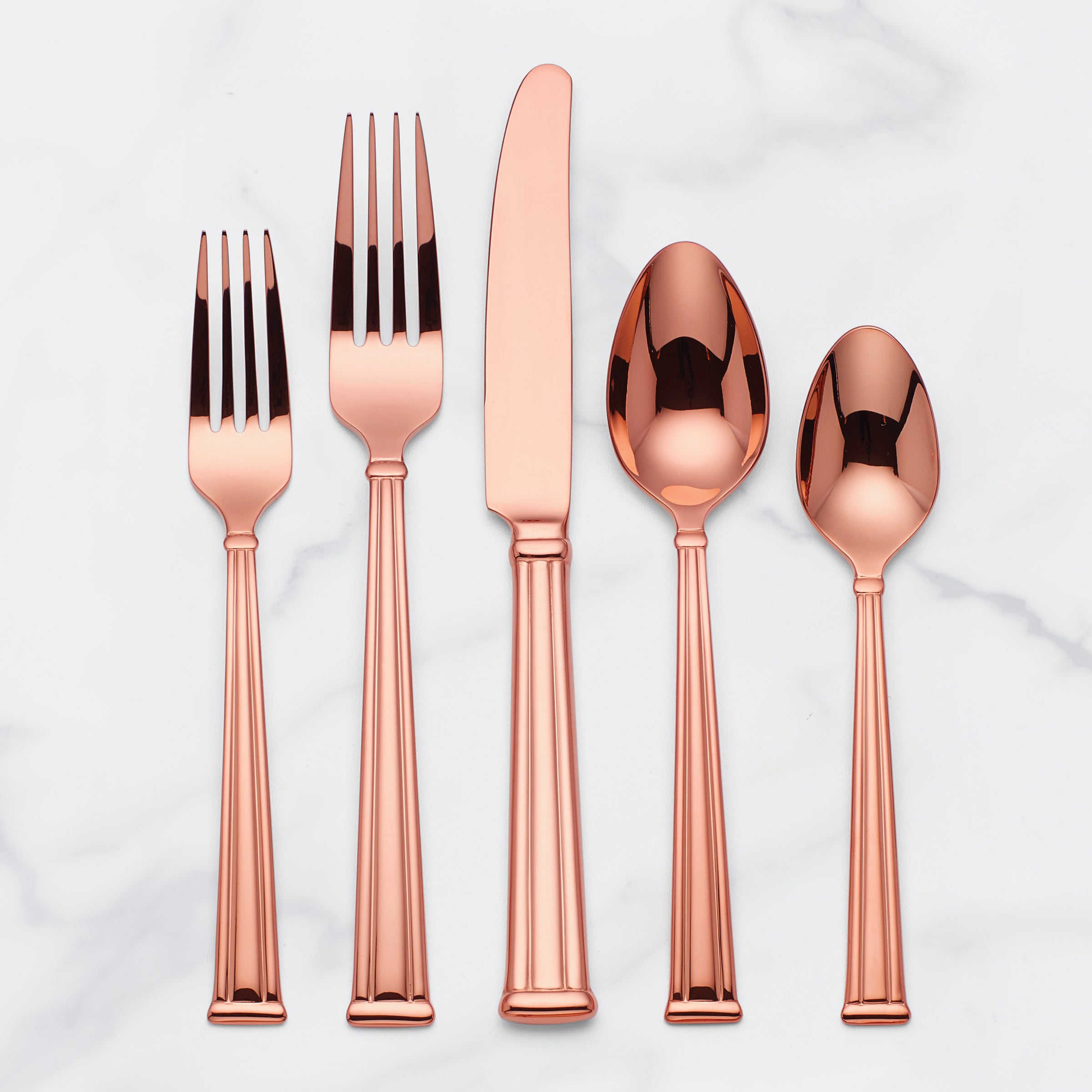 Cantwell 20-Piece Stainless Steel Flatware Set - 18/10 Rust-Resistant