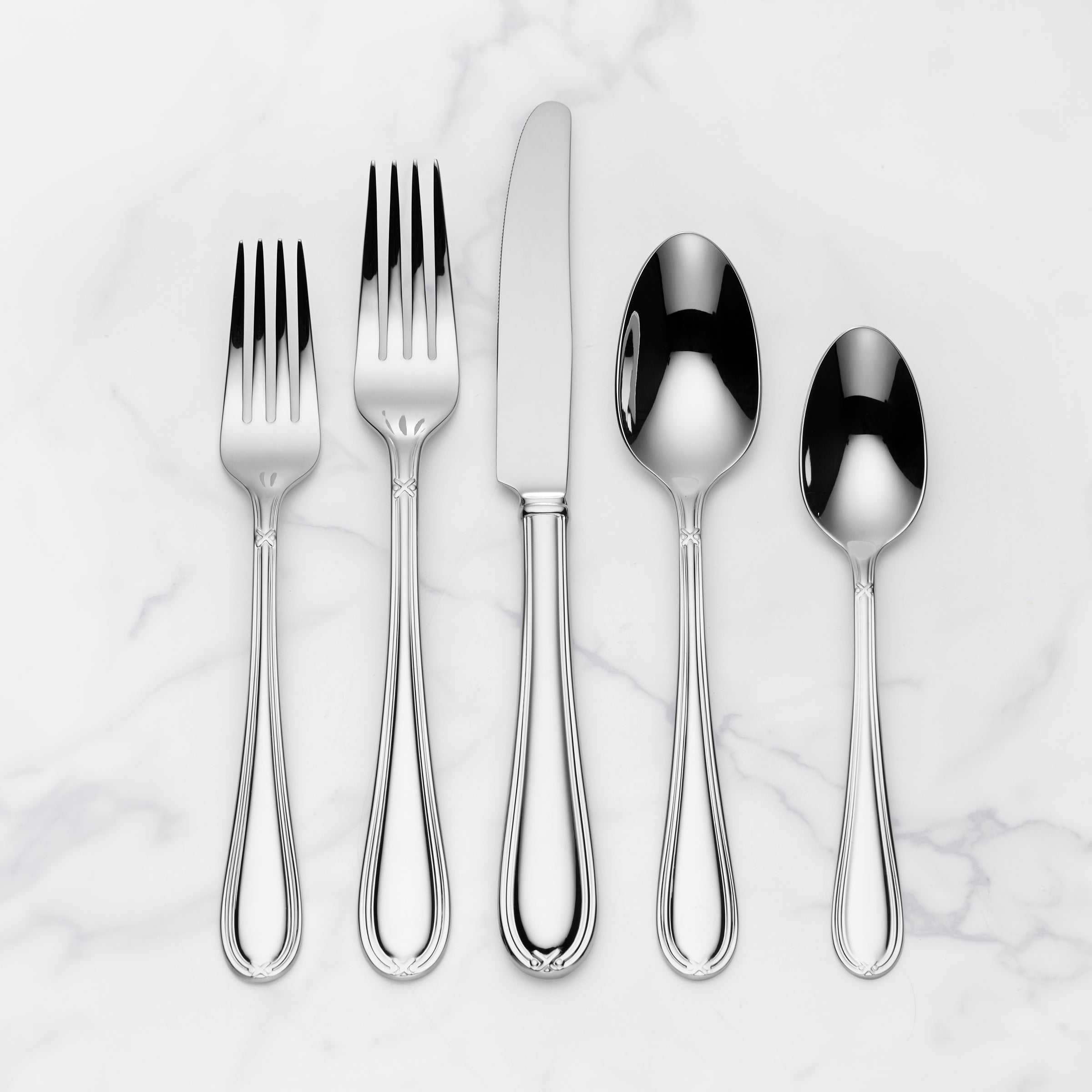 Ashbridge 80-Piece Stainless Steel Flatware Set for 12