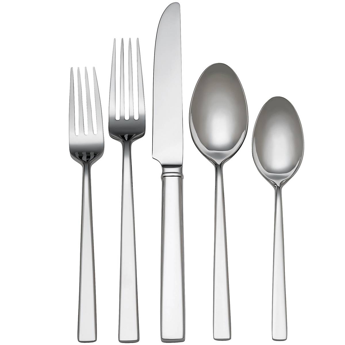 Cole Stainless Steel Flatware Set - 65 Piece Dinnerware Cutlery