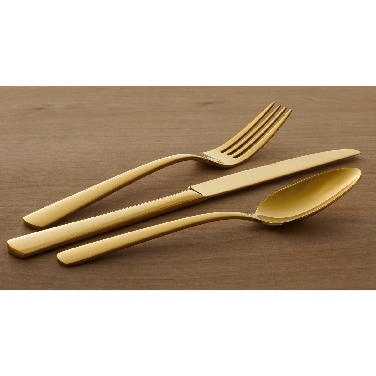 Aptitude Gold Flatware Set - 20 Piece Luxury Cutlery with Cylindrical Handles