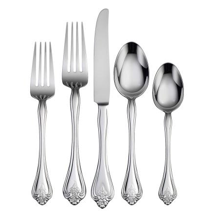 Boutonniere 20-Piece Elegant Flatware Set for Formal Dining