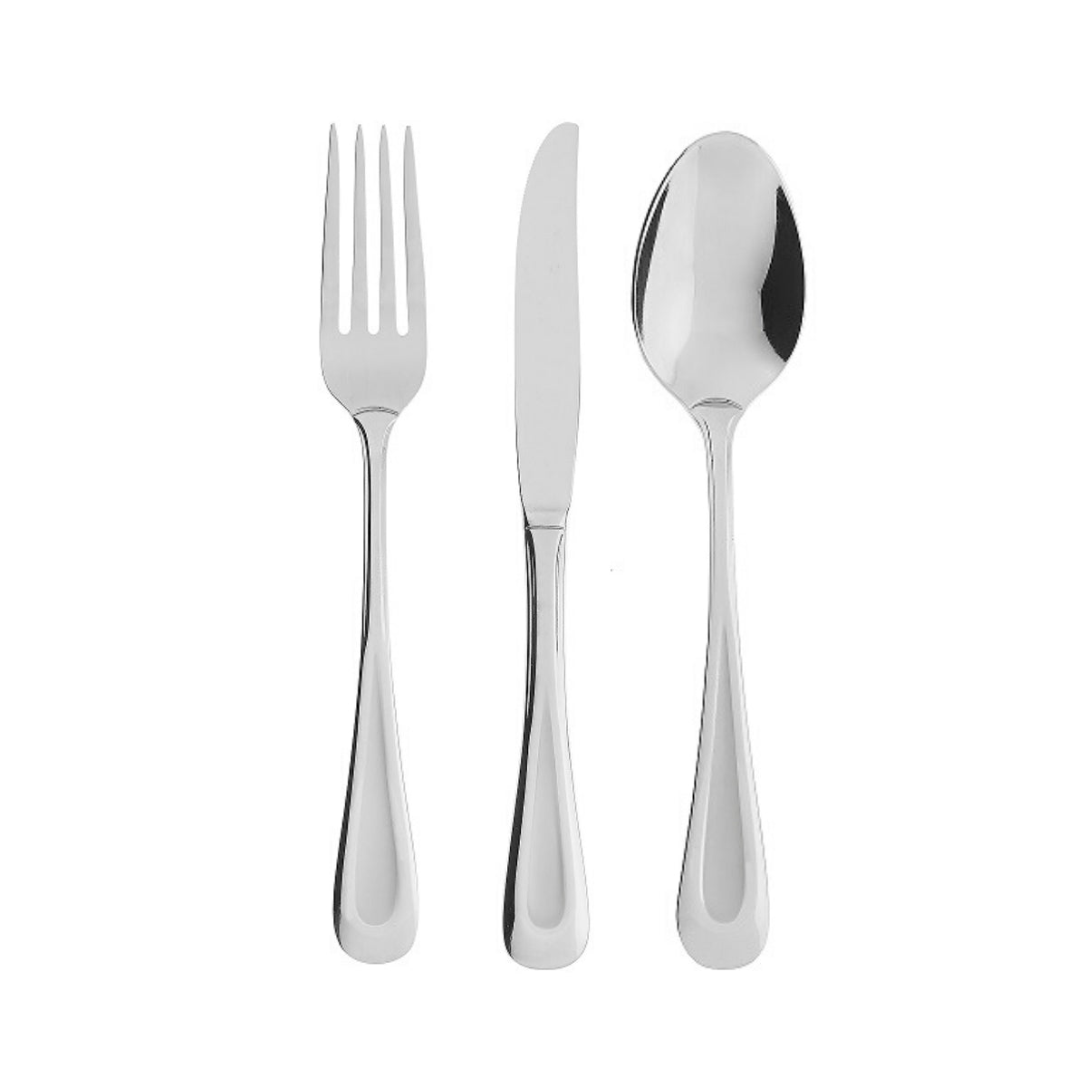 Satin Sand Dune 12-Piece Flatware Set – Bead-Blasted Stainless Steel