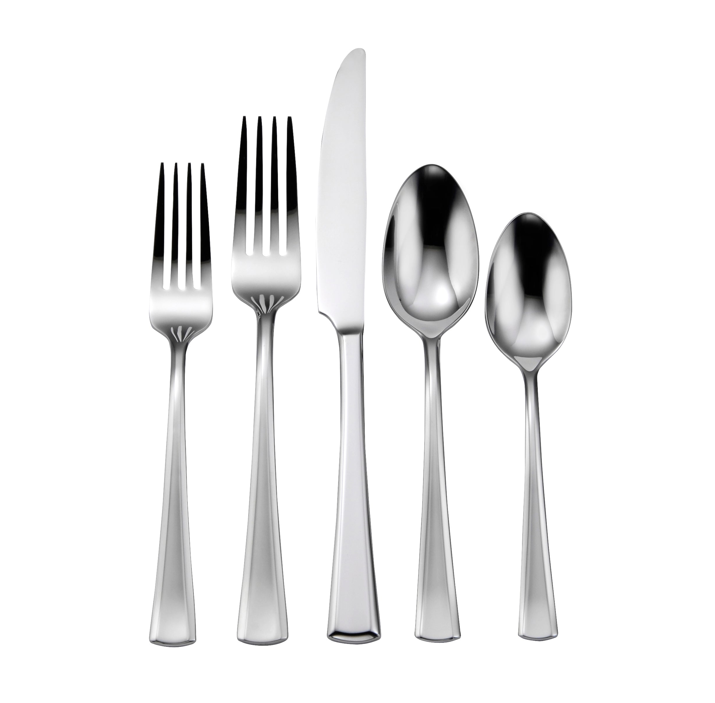 Noble 20-Piece Stainless Steel Flatware Set - Elegant & Affordable