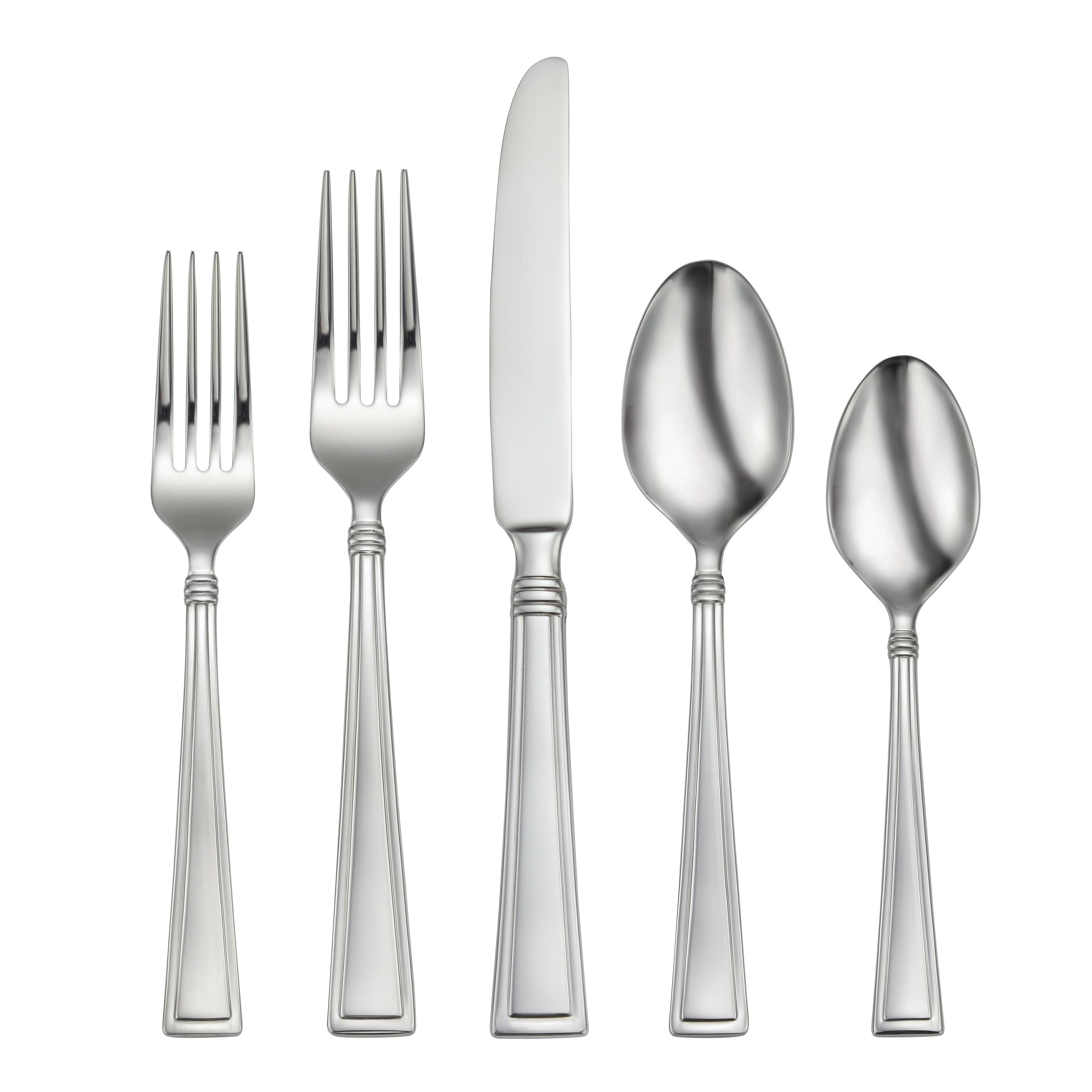 Butler 45-Piece Stainless Steel Flatware Set for Elegant Dining