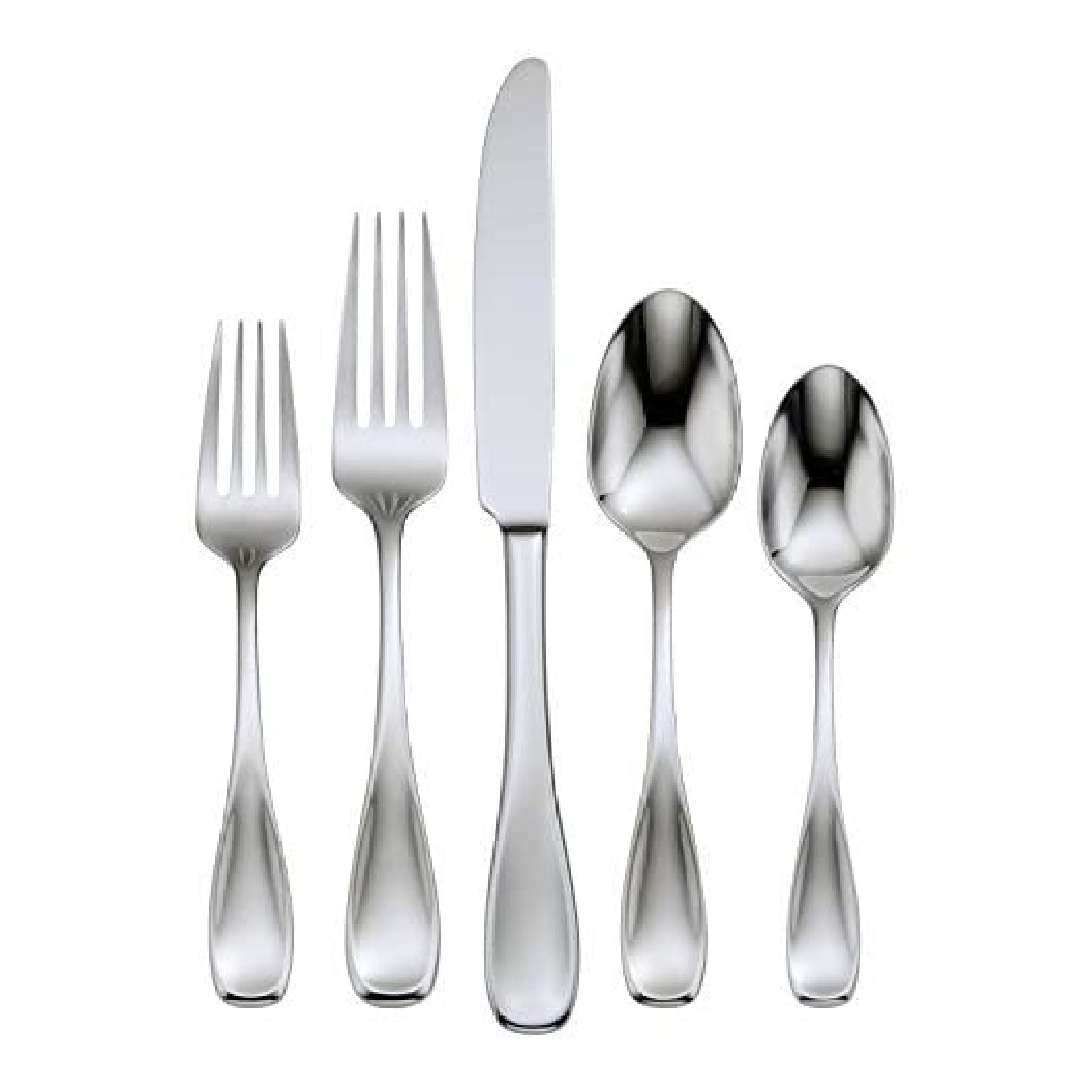 Voss 45-Piece Brushed Satin Flatware Set for 8