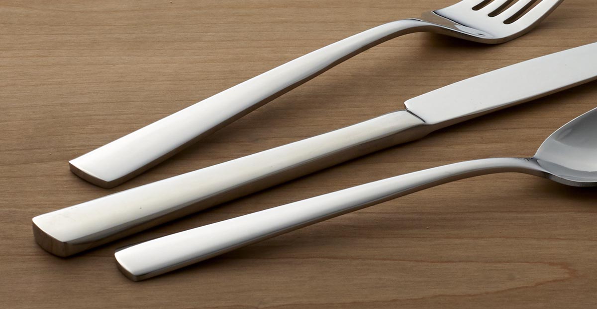 Nocha Satin 20-Piece Flatware Set – Modern Stainless Steel Cutlery