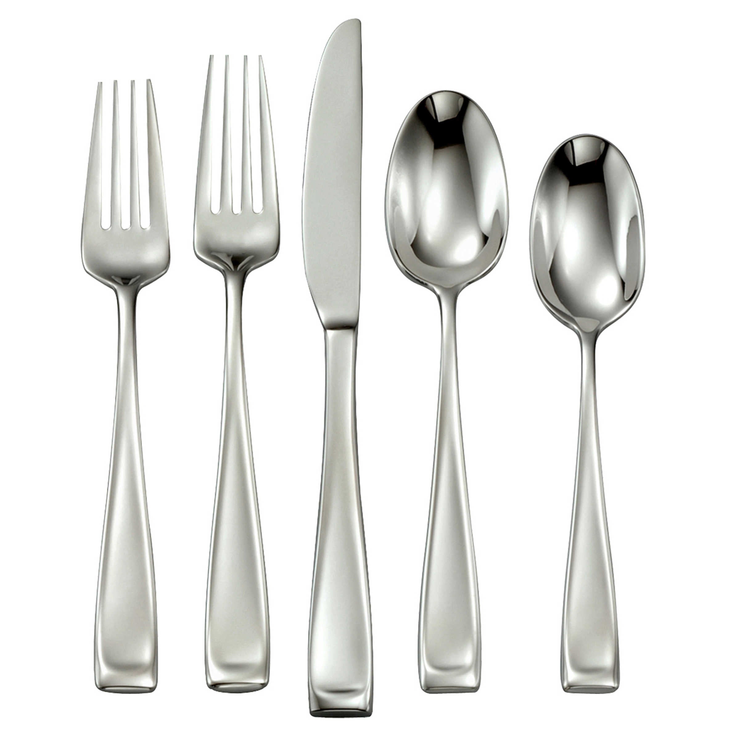 Moda 65-Piece Modern Flatware Set - Elegant Stainless Steel Cutlery