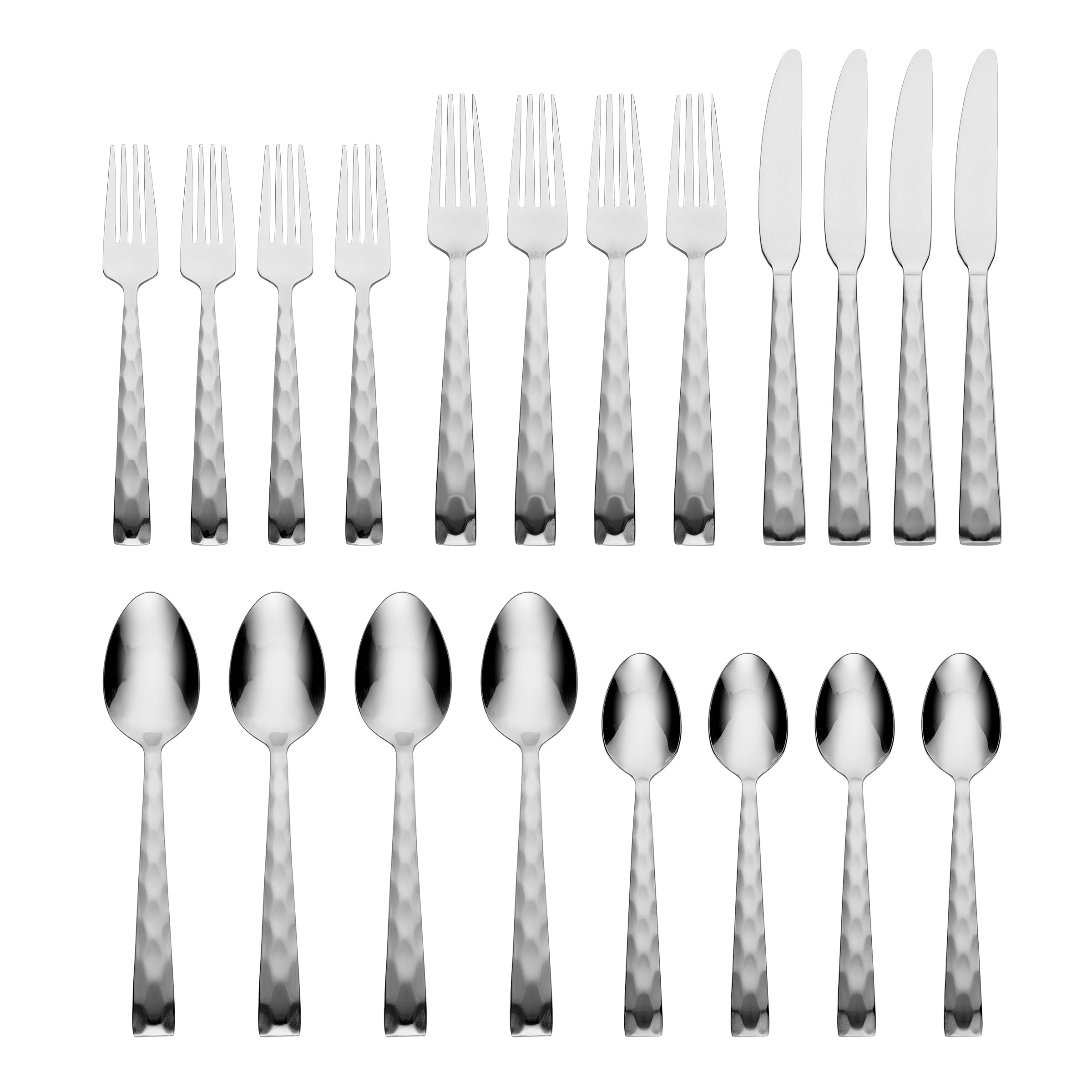 Hampton Signature Carnival 20-Piece Mirror Polish Flatware Set