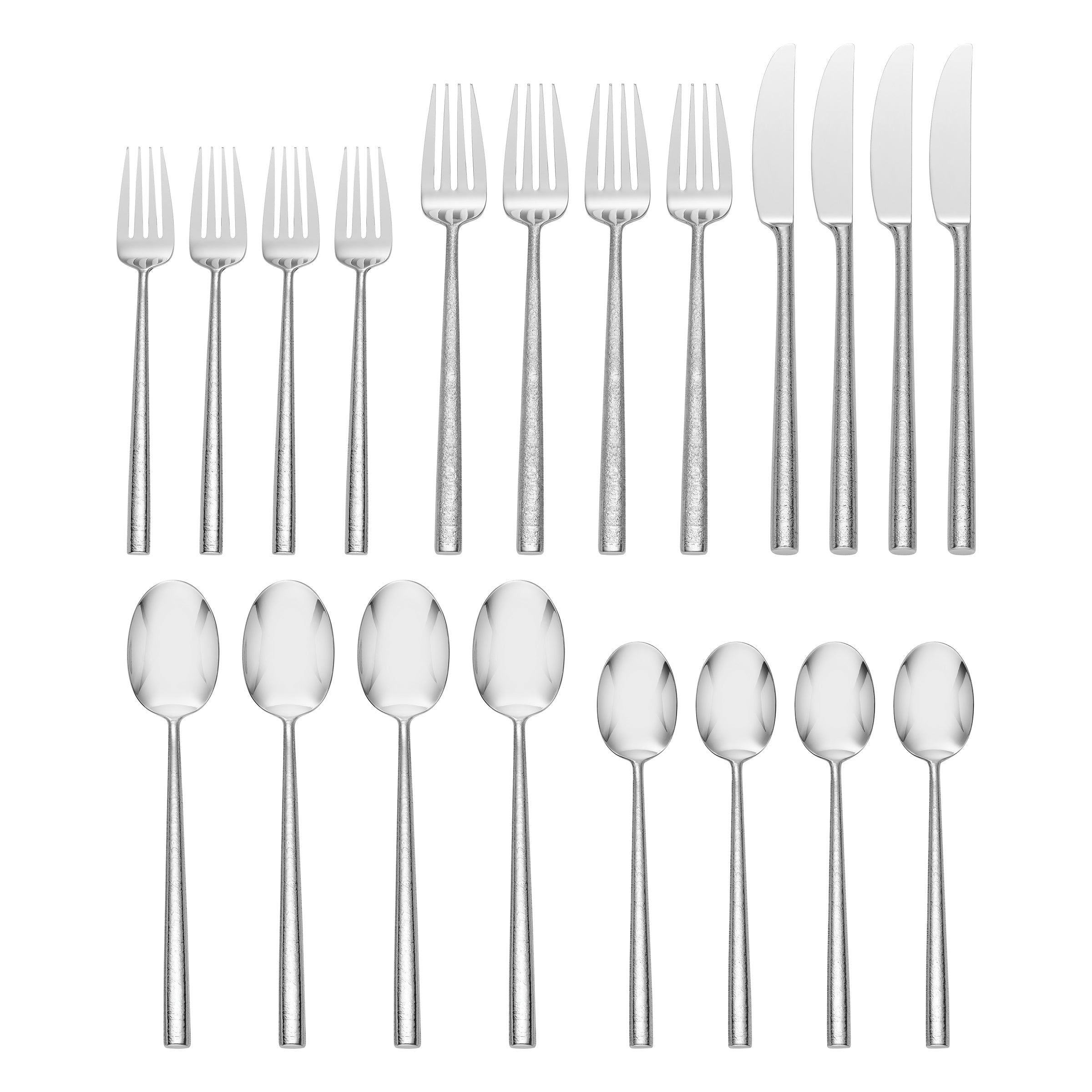 Summit 20-Piece Stainless Steel Flatware Set - Timeless Design