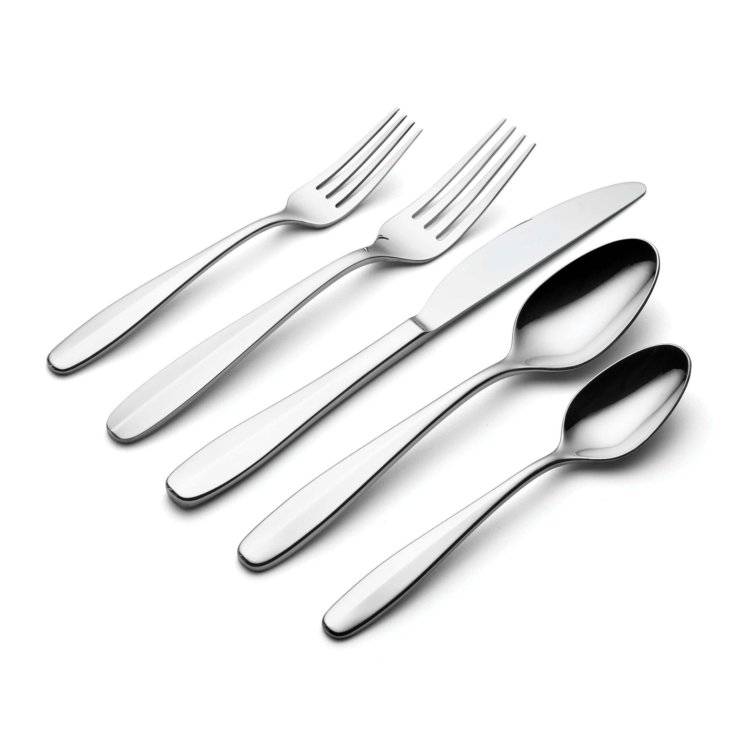 Oakwood 20-Piece Stainless Steel Flatware Set for Dining