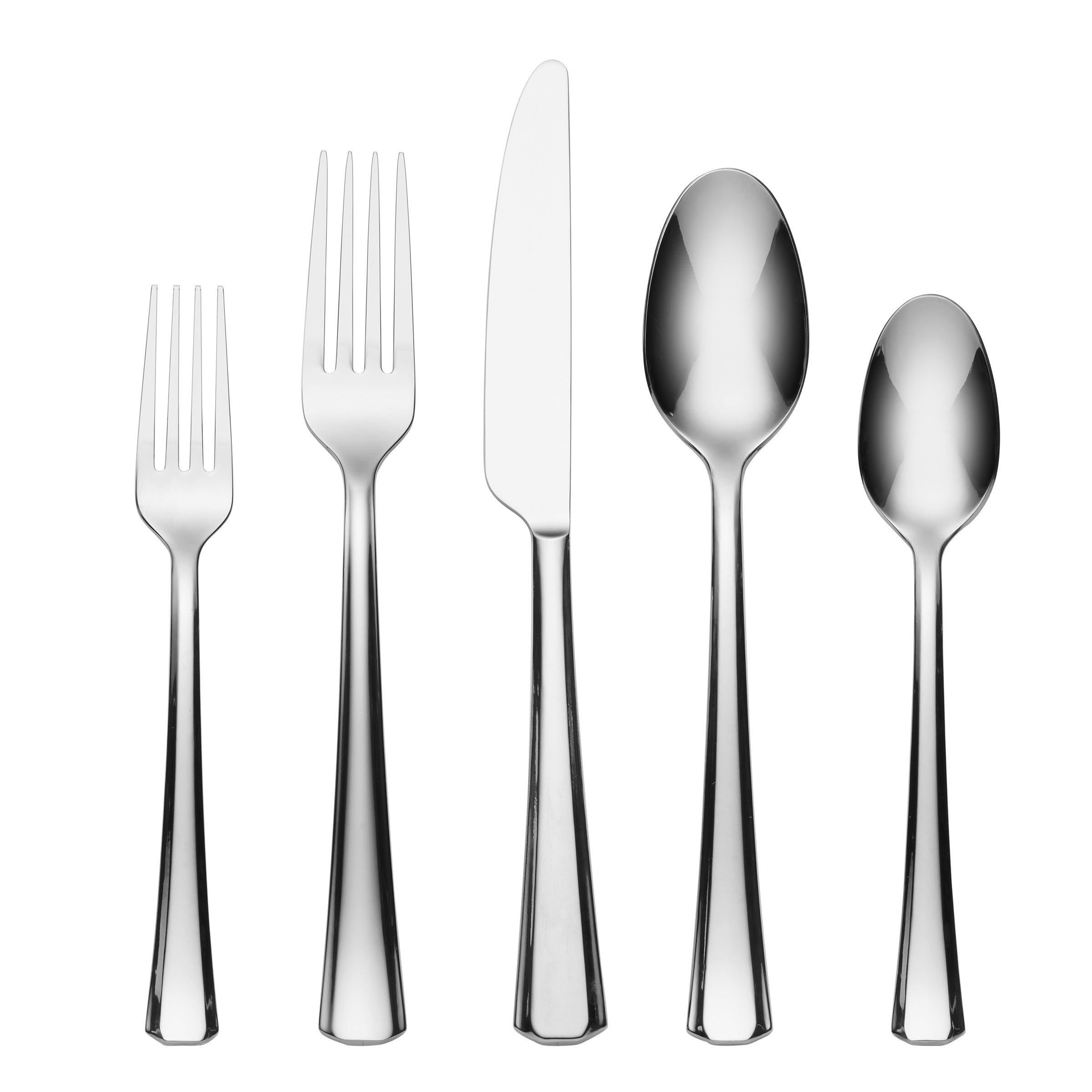 Bleeker 20-Piece Stainless Steel Flatware Set for Dining