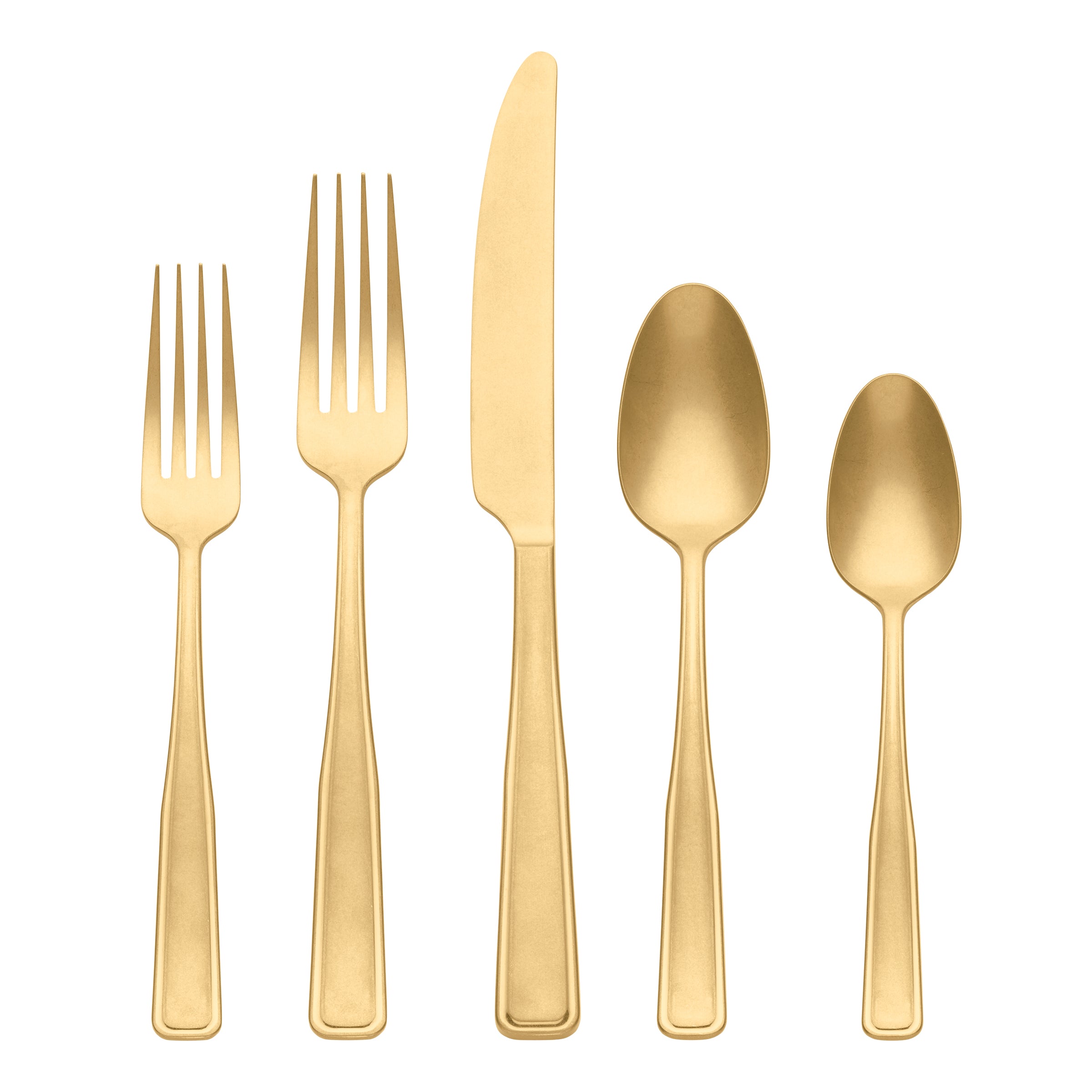 Reid Vintage 20-Piece Flatware Set - Rustic Tumbled Finish