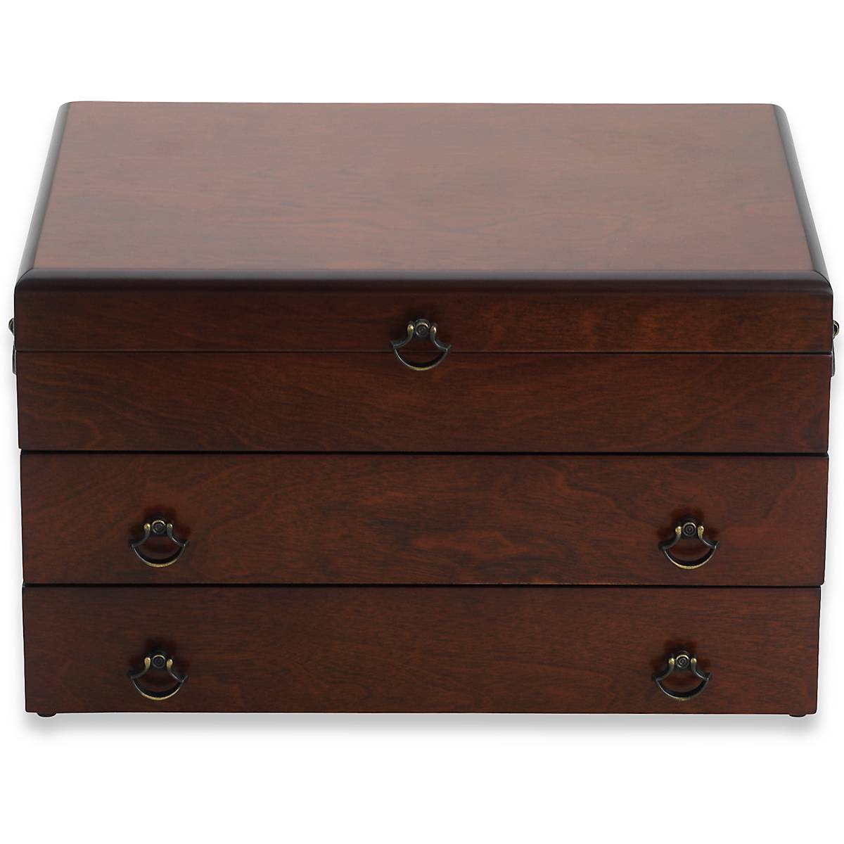 Mahogany Flatware Chest with Pullout Drawer – Bristol Grande