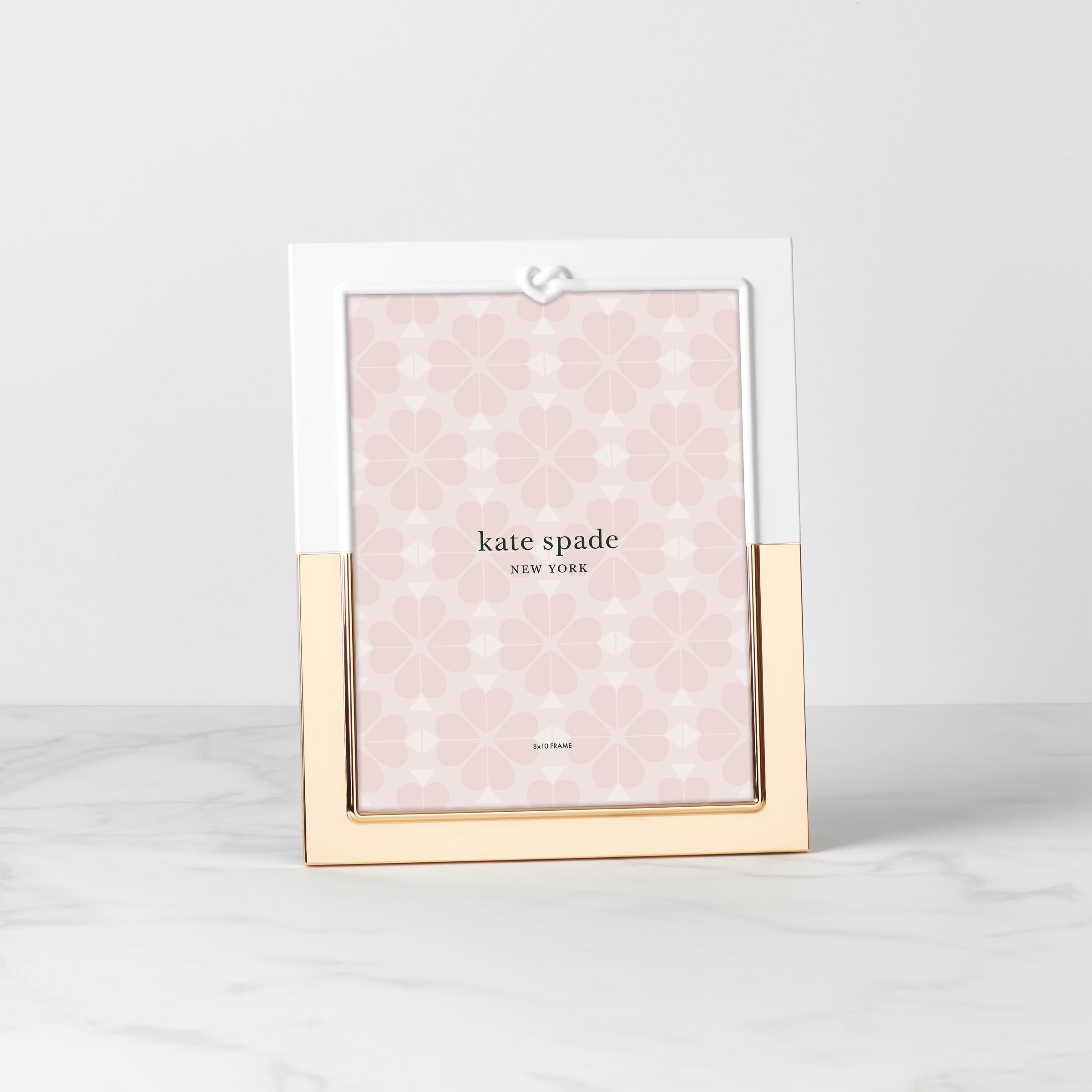 Kate Spade Loves Me Knot Heart-Shaped 8x10 Picture Frame