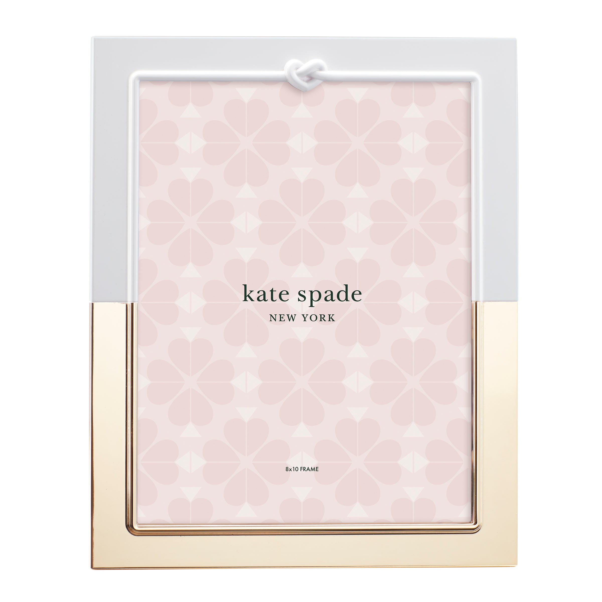 Kate Spade Loves Me Knot Heart-Shaped 8x10 Picture Frame