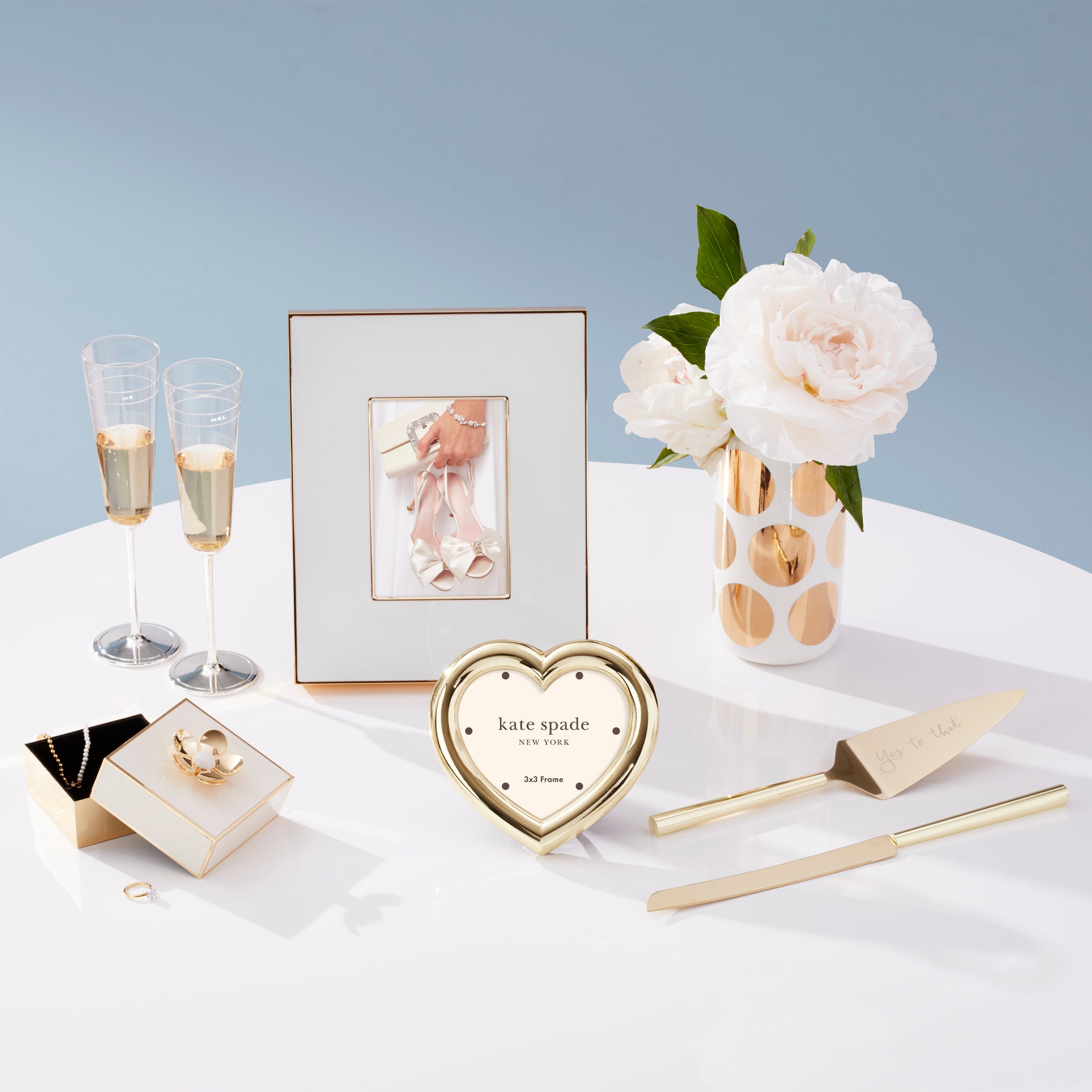 Golden Heart Photo Frame - Charmed Life Keepsake for Memories