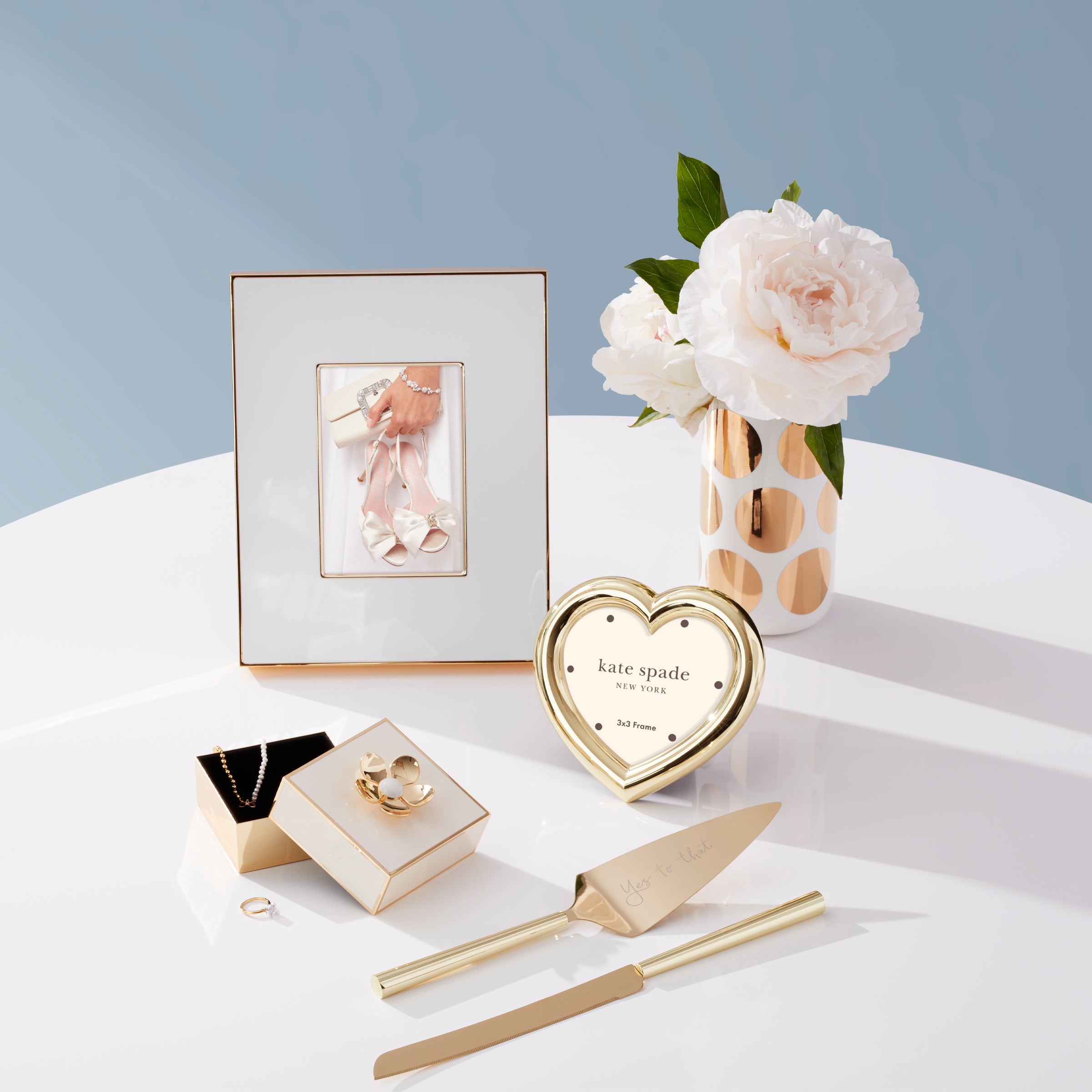 Golden Heart Photo Frame - Charmed Life Keepsake for Memories