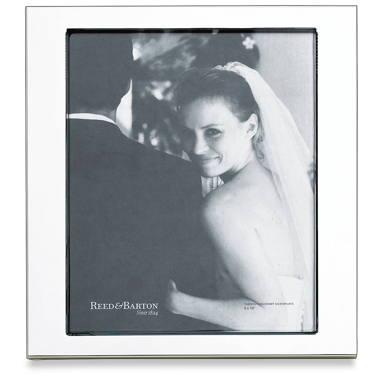 Reed & Barton Addison 5x7 Silver-Plated Photo Frame