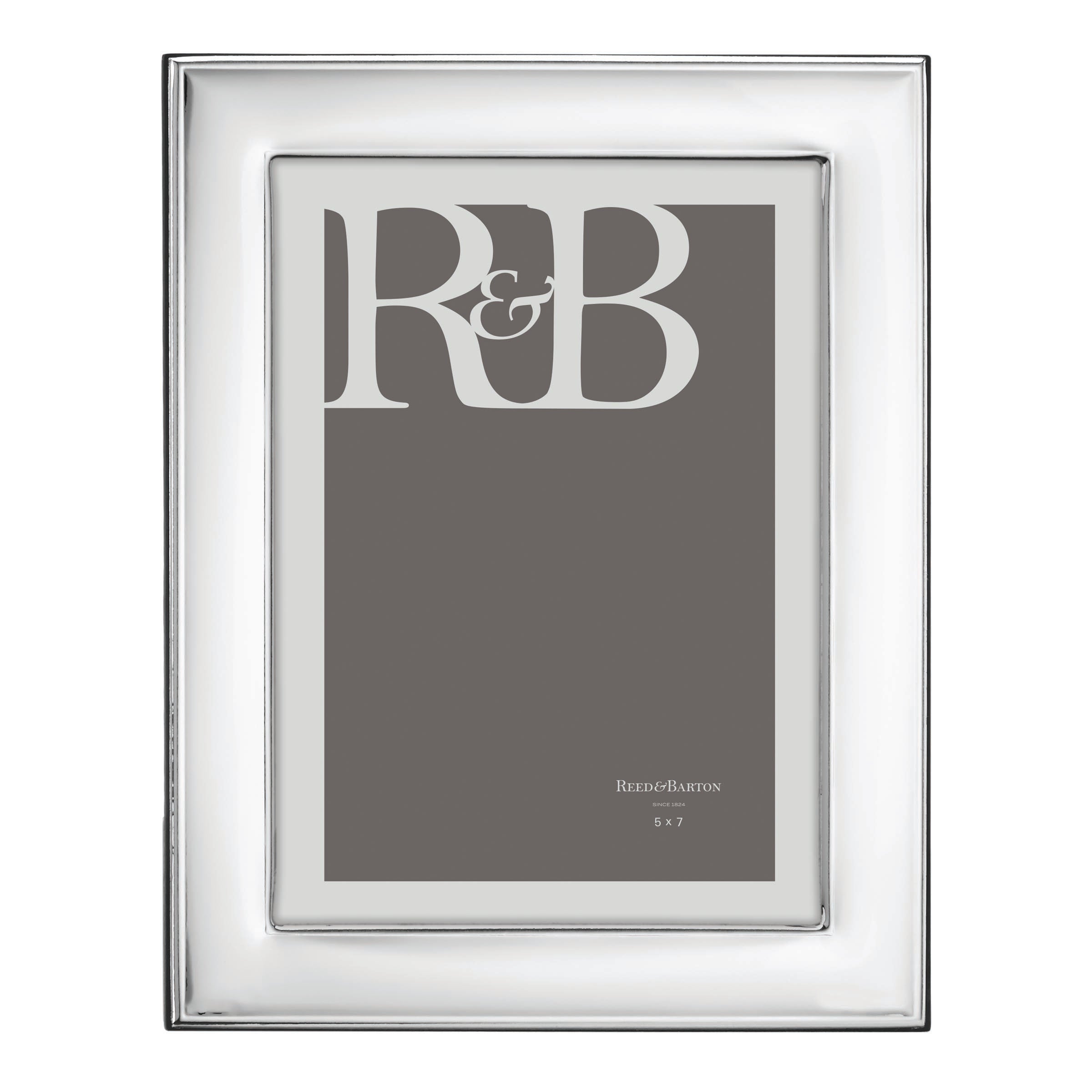 Reed & Barton Naples Silverplate 5x7 Photo Frame - Made in Italy