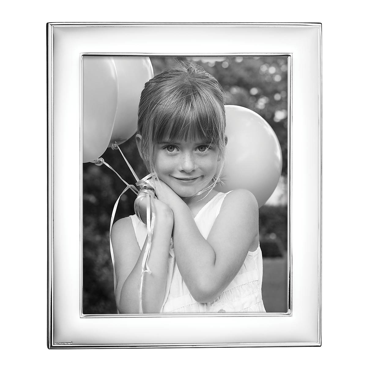 Reed & Barton Naples 8x10 Silverplate Photo Frame - Made in Italy