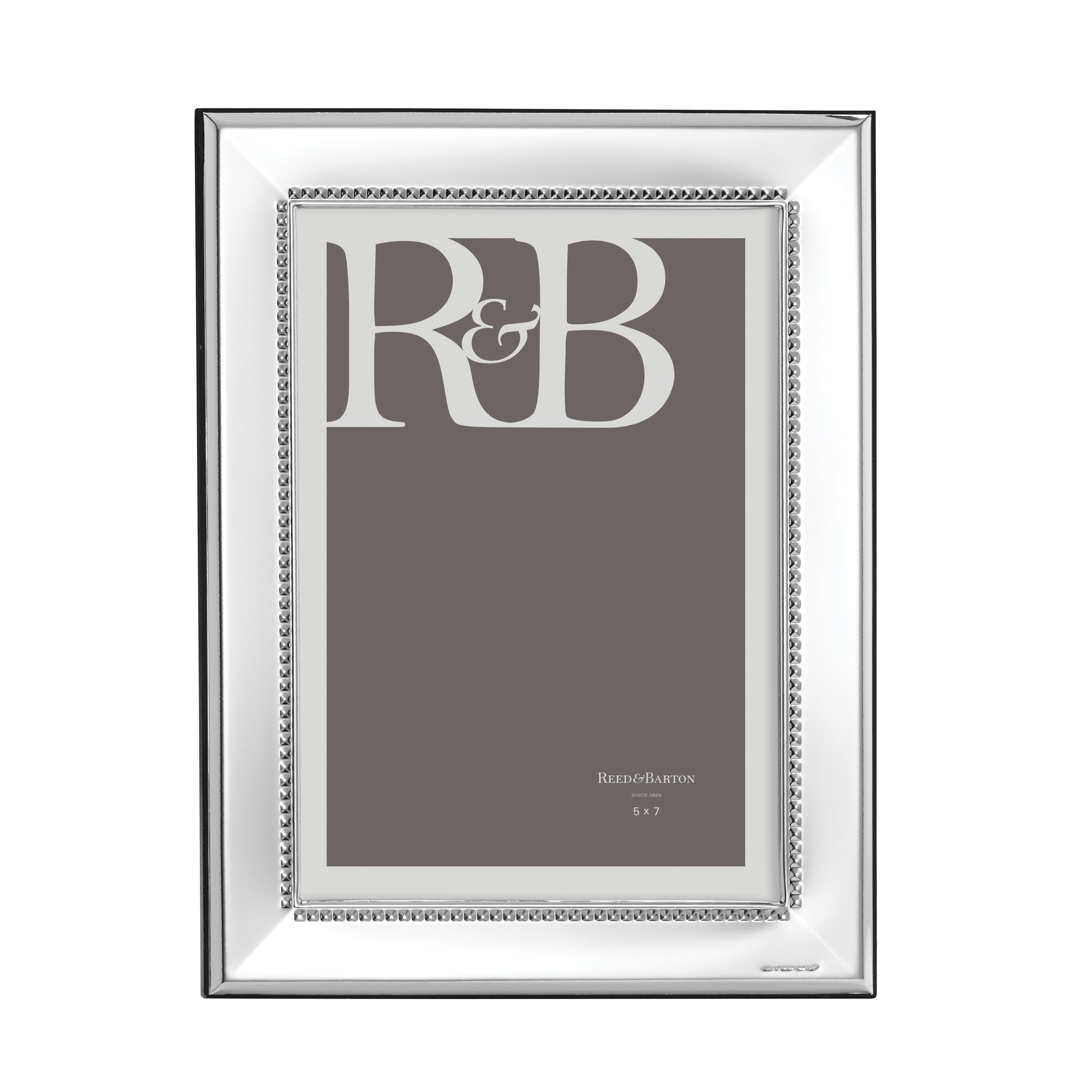 5x7 Silver Plated Picture Frame - Mia Elegant Display