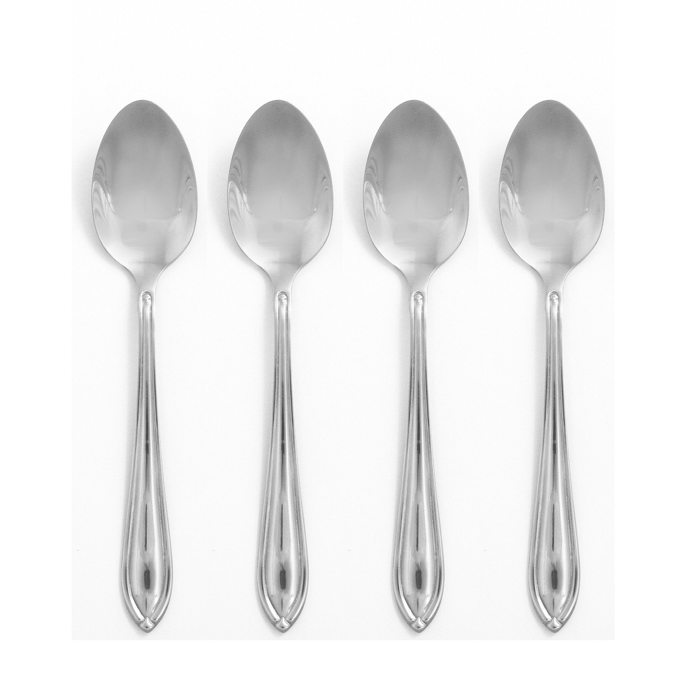 Ginger Stainless Steel Dinner Spoons - Set of 4 Mirror Finish