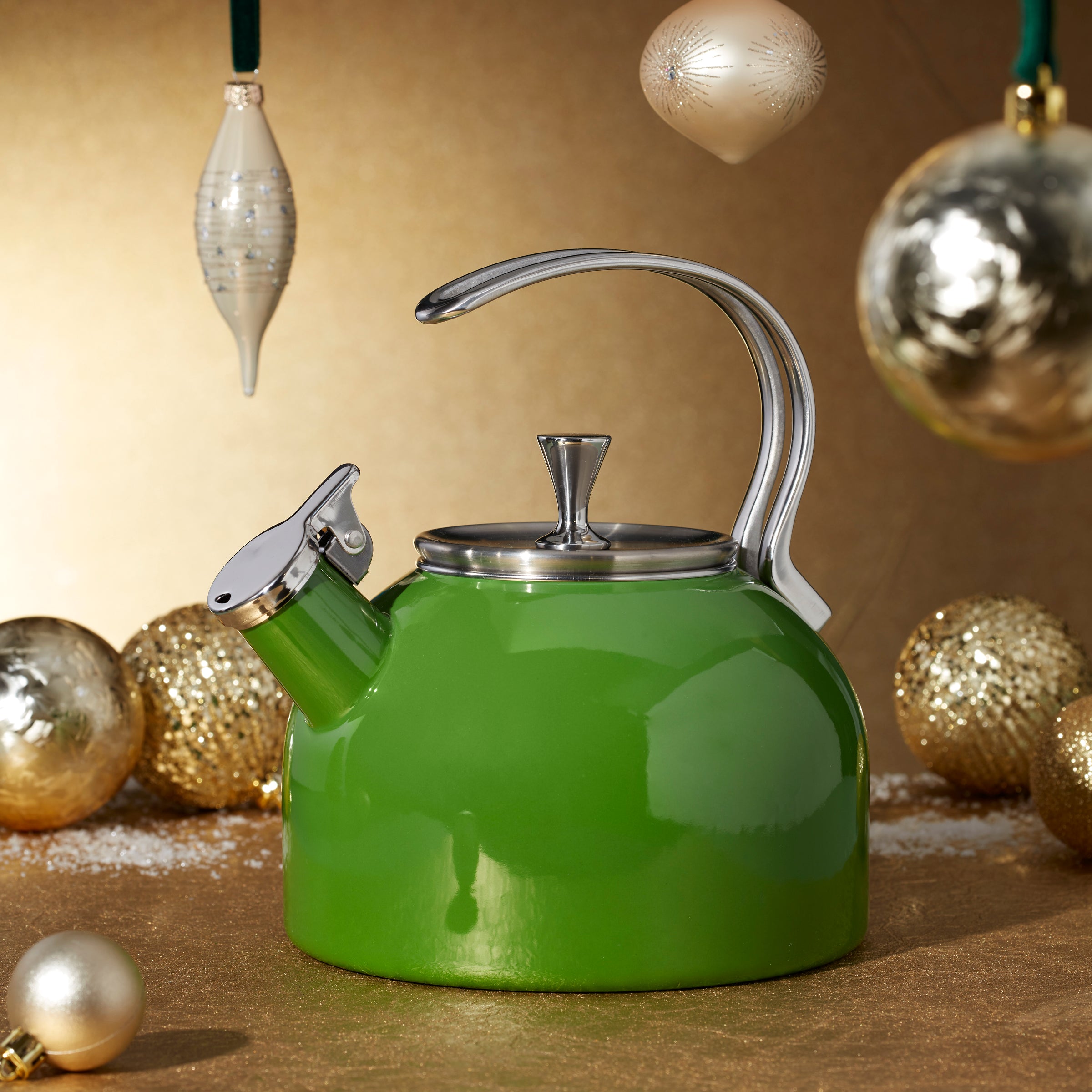 Kate Spade New York Bright Green Tea Kettle - Make It Pop Collection
