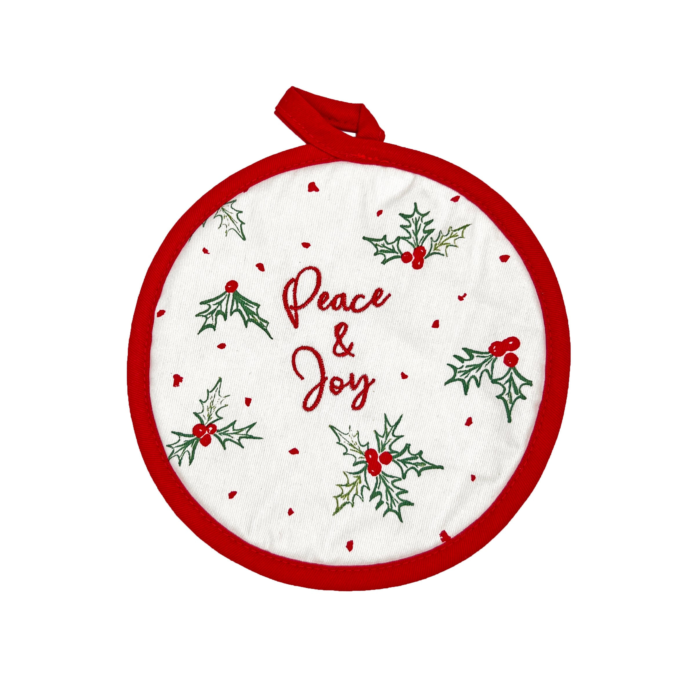 Bayberry Holiday Oven Mitt & Pot Holder Set - 2-Piece