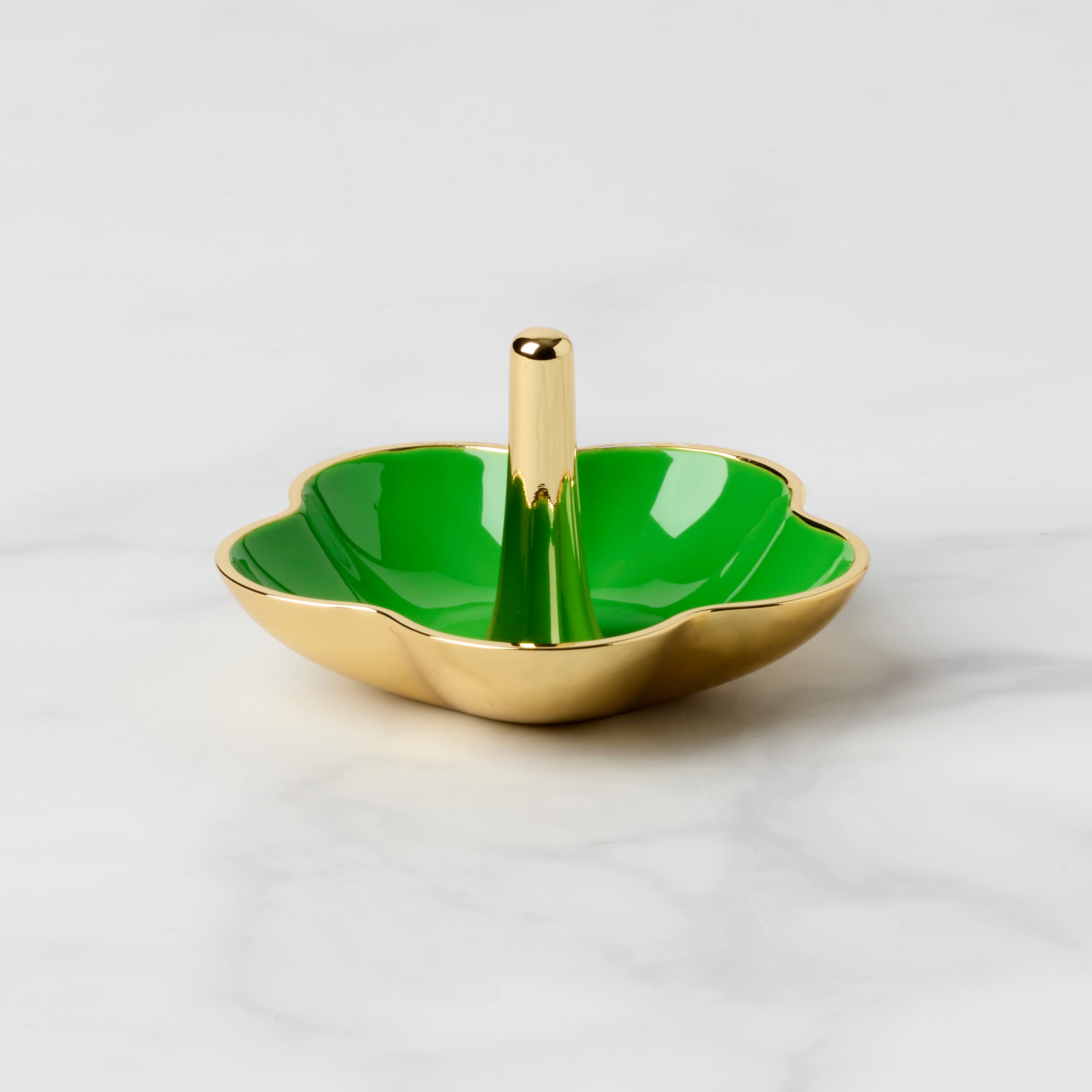 Kate Spade Green Floral Ring Dish - Jewelry Holder Tray